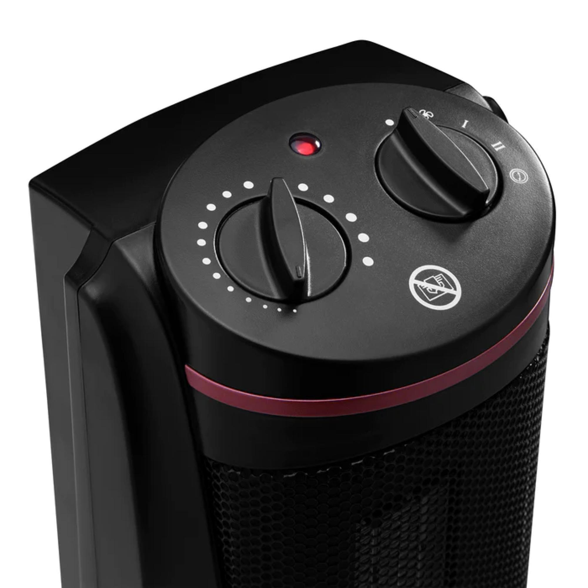 Calefactor Electrico Ventilador 2000W 2N Negro KPT-2068 PTC-3