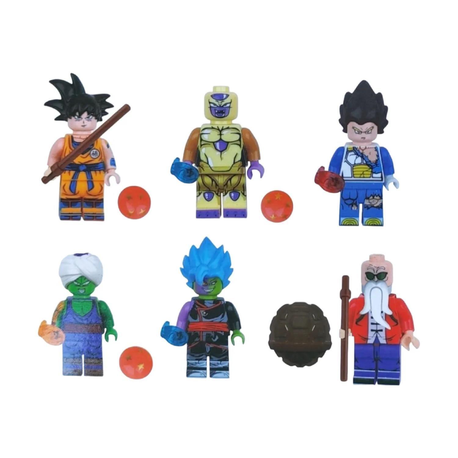 Juguete Set 12 Figuras 7cm Dragon Ball Bloques Infantil-2