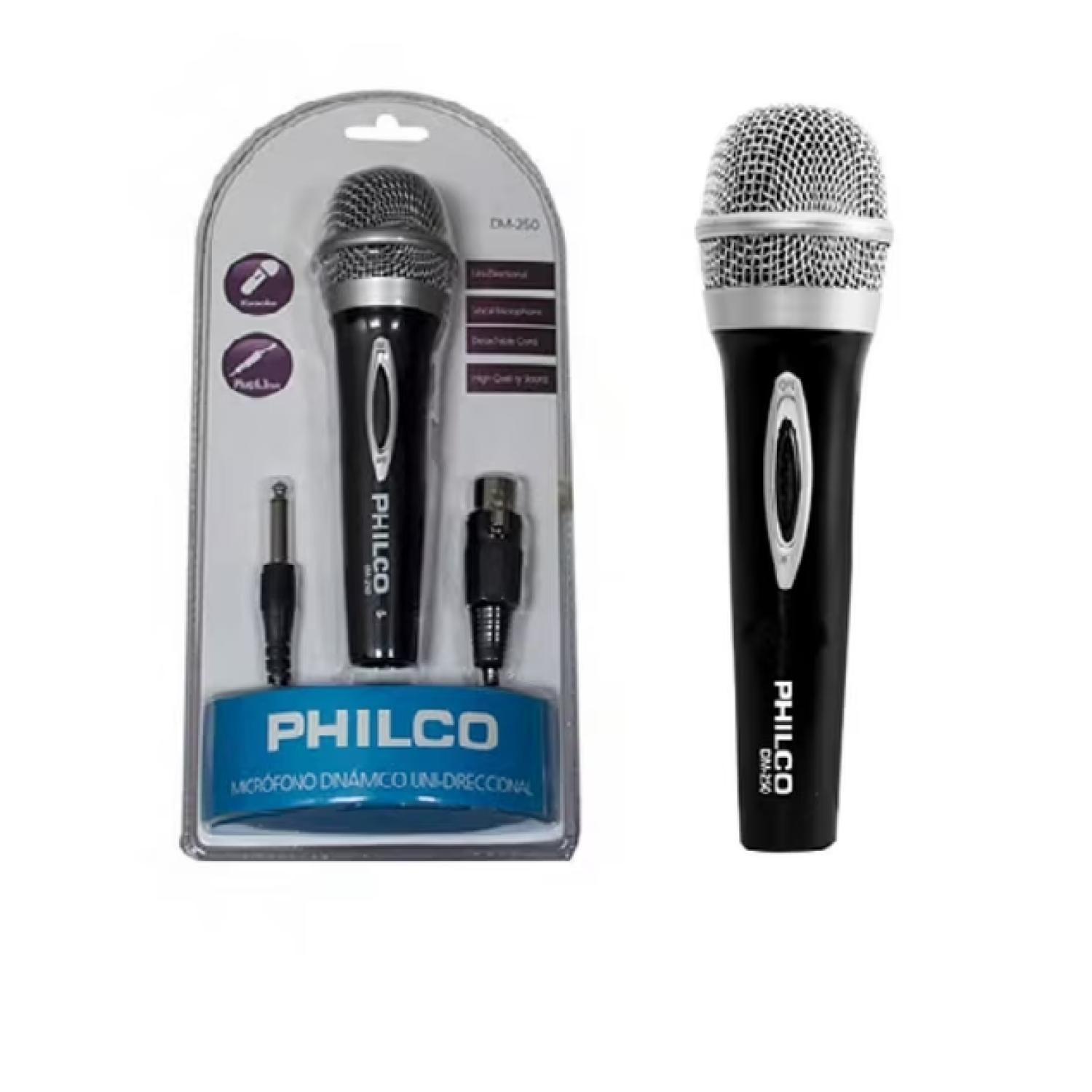 Microfono Metalizado Cableado Jack 6.3 Negro -3