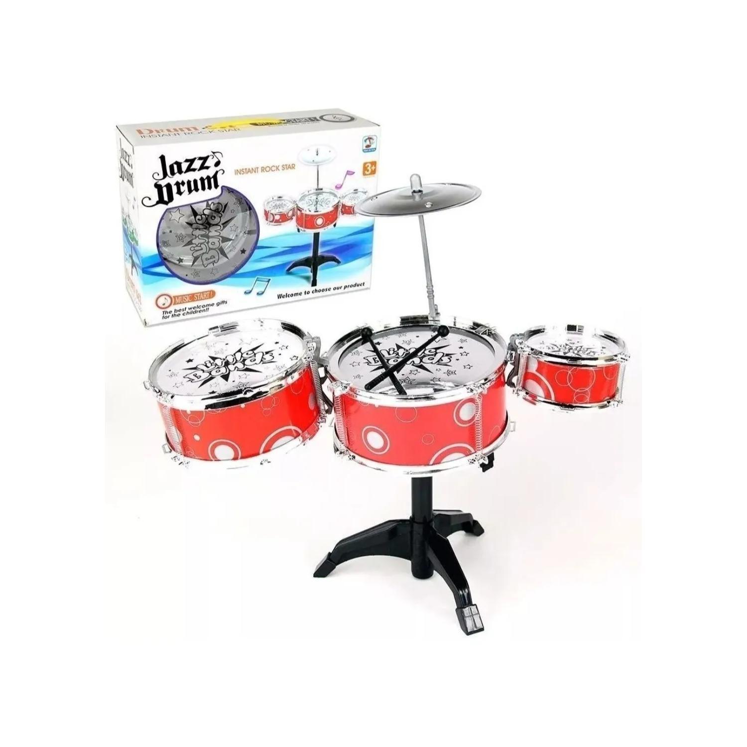 Juguete Bateria Musical 46cm Con Baquetas Infantil-1
