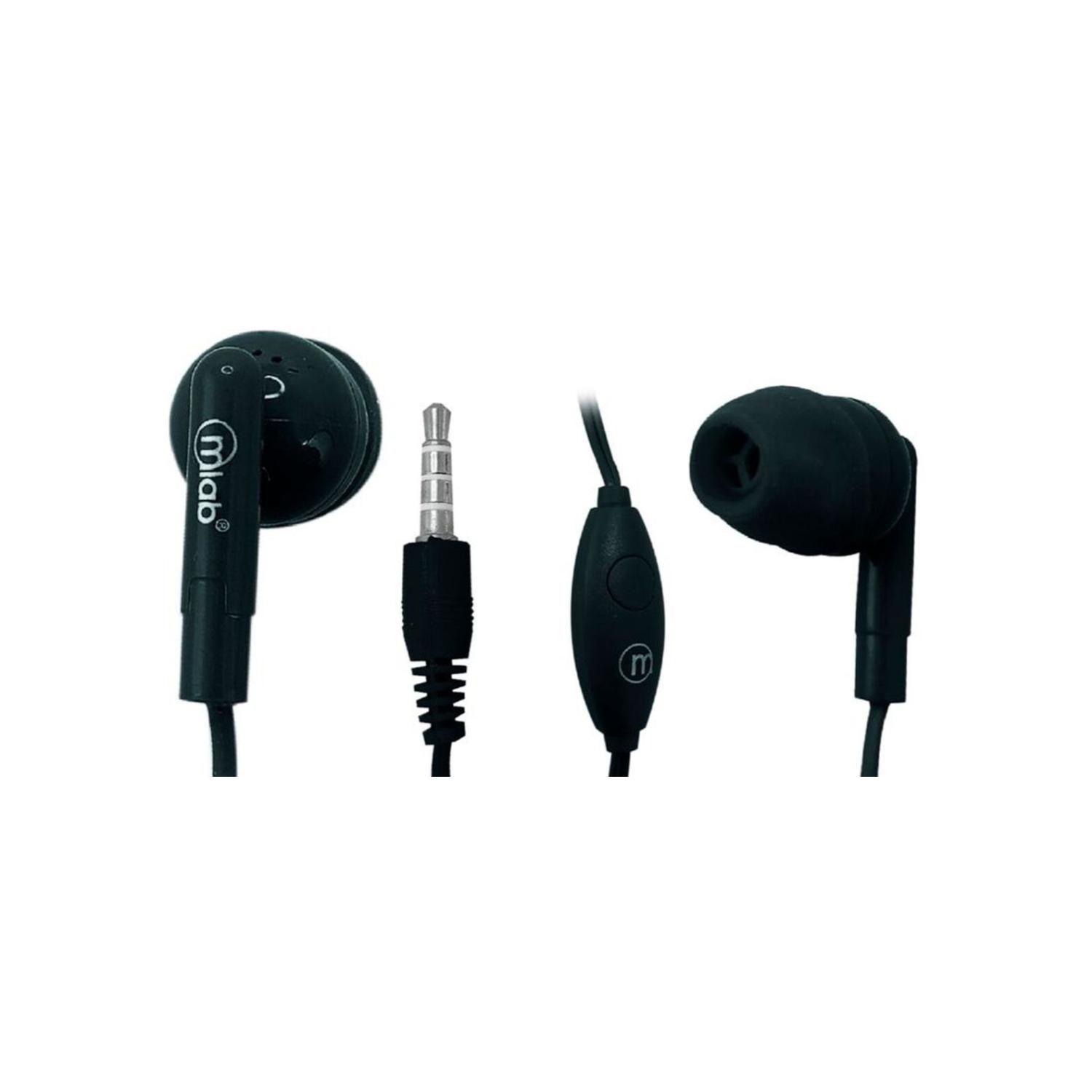 Audifonos Manos Libres Jack 3.5 In Ear Negro Gummy-2