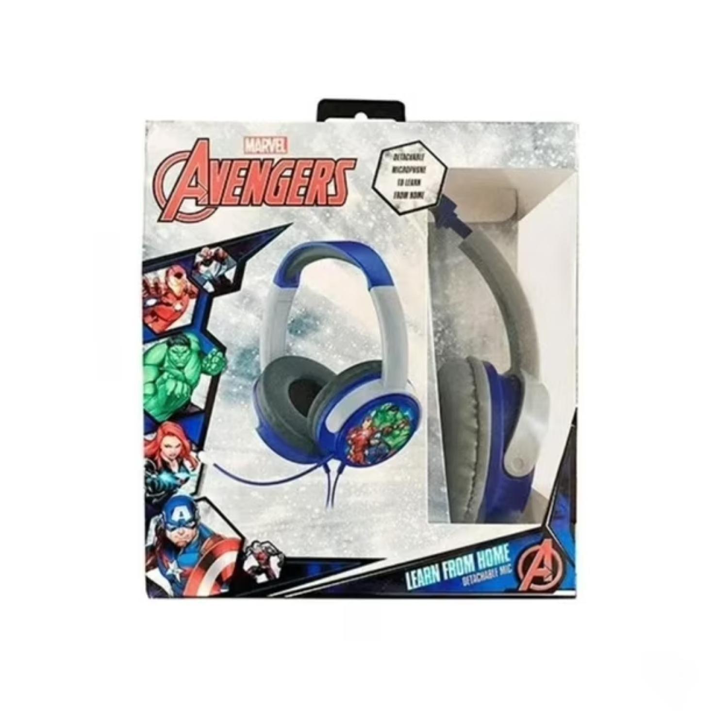 Audifono Gamer Infantil OverEar Blanco Avengers-3