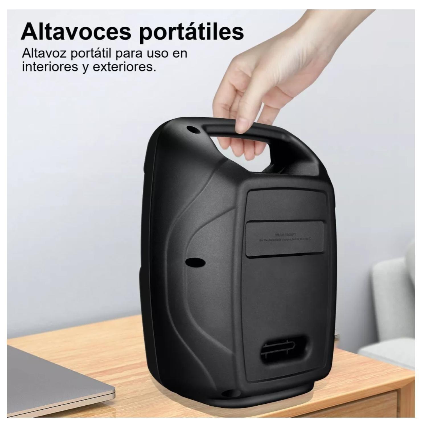 Parlante Portatil Bluetooth Recargable 20W Negro MS-1901BT-3