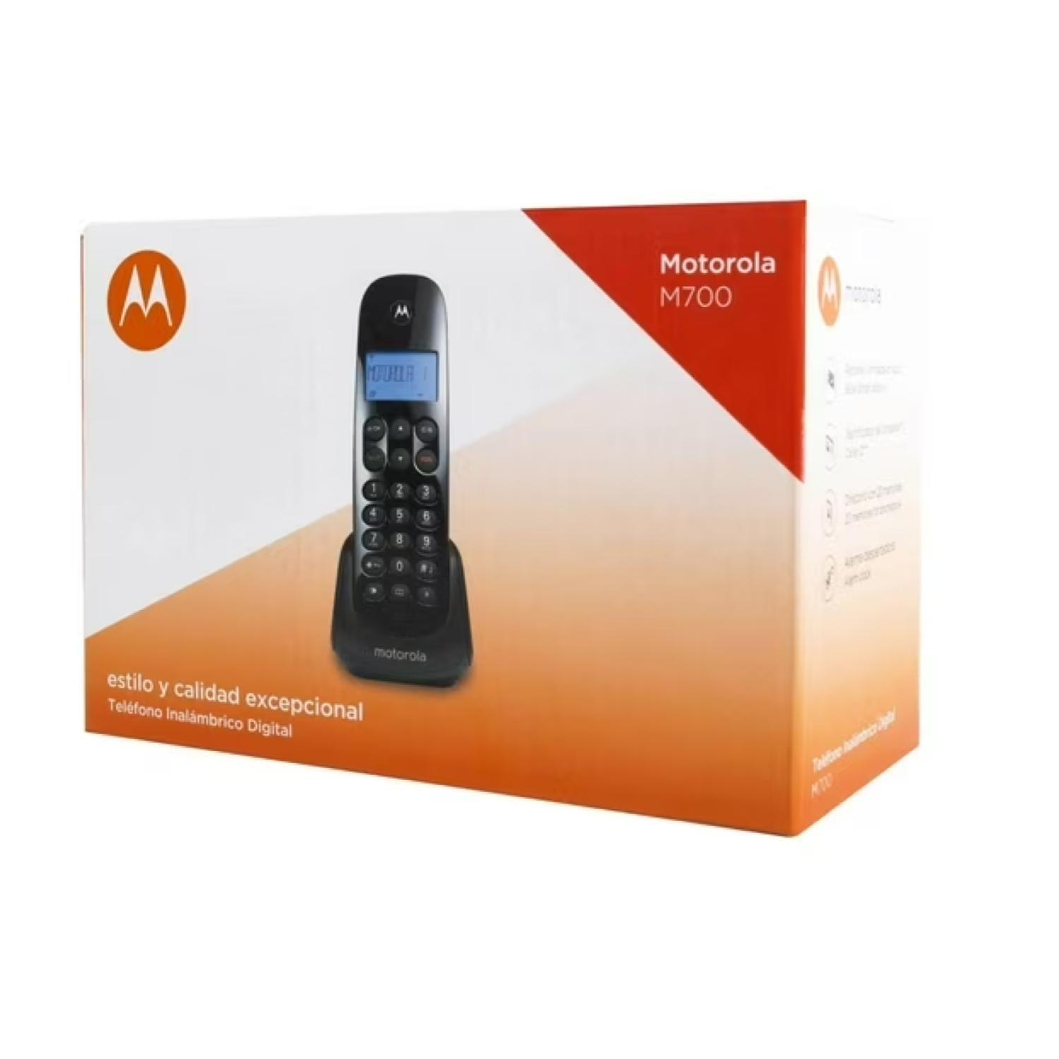 Telefono Sobremesa Digital Inalambrico Negro M700 -2