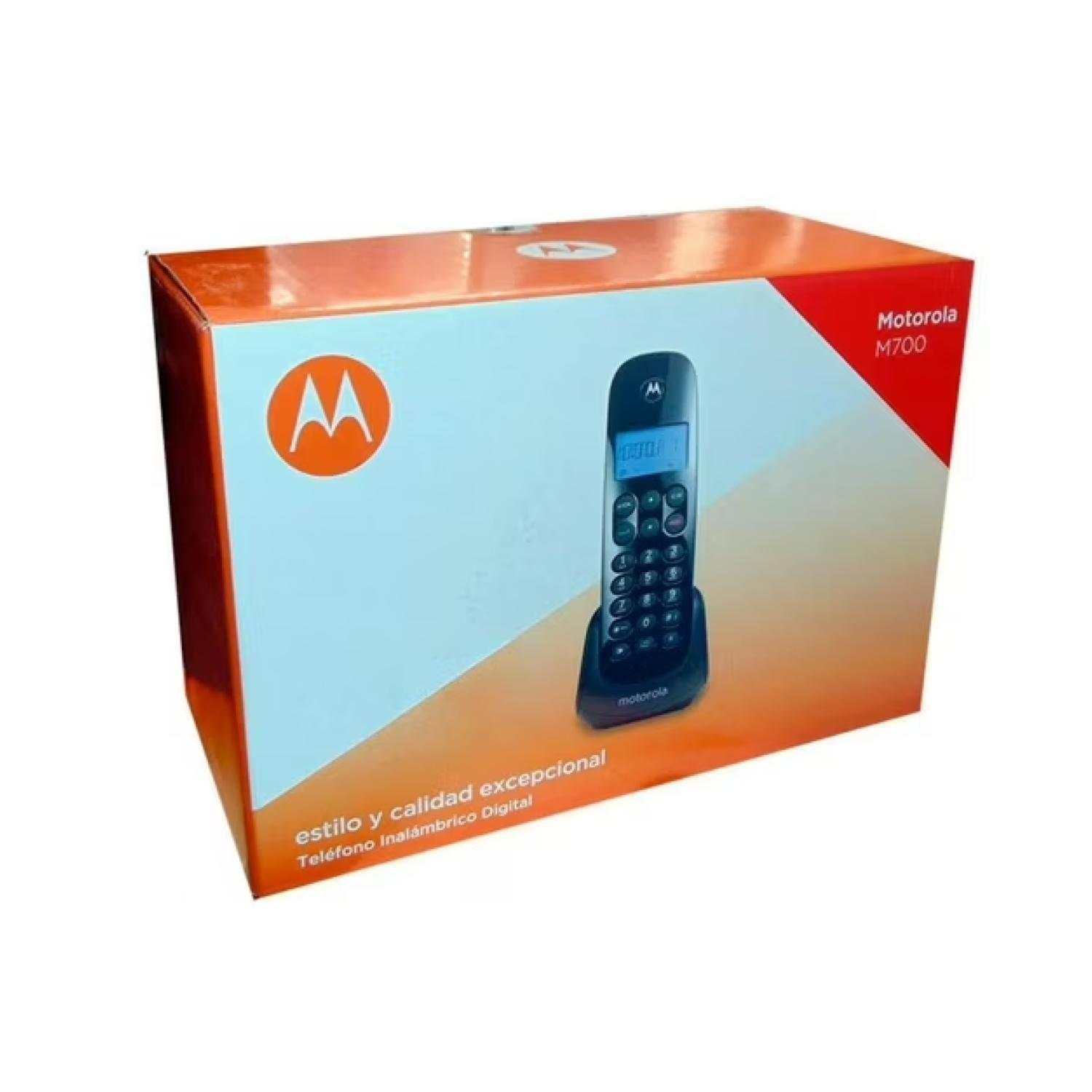 Telefono Sobremesa Digital Inalambrico Negro M700 -3