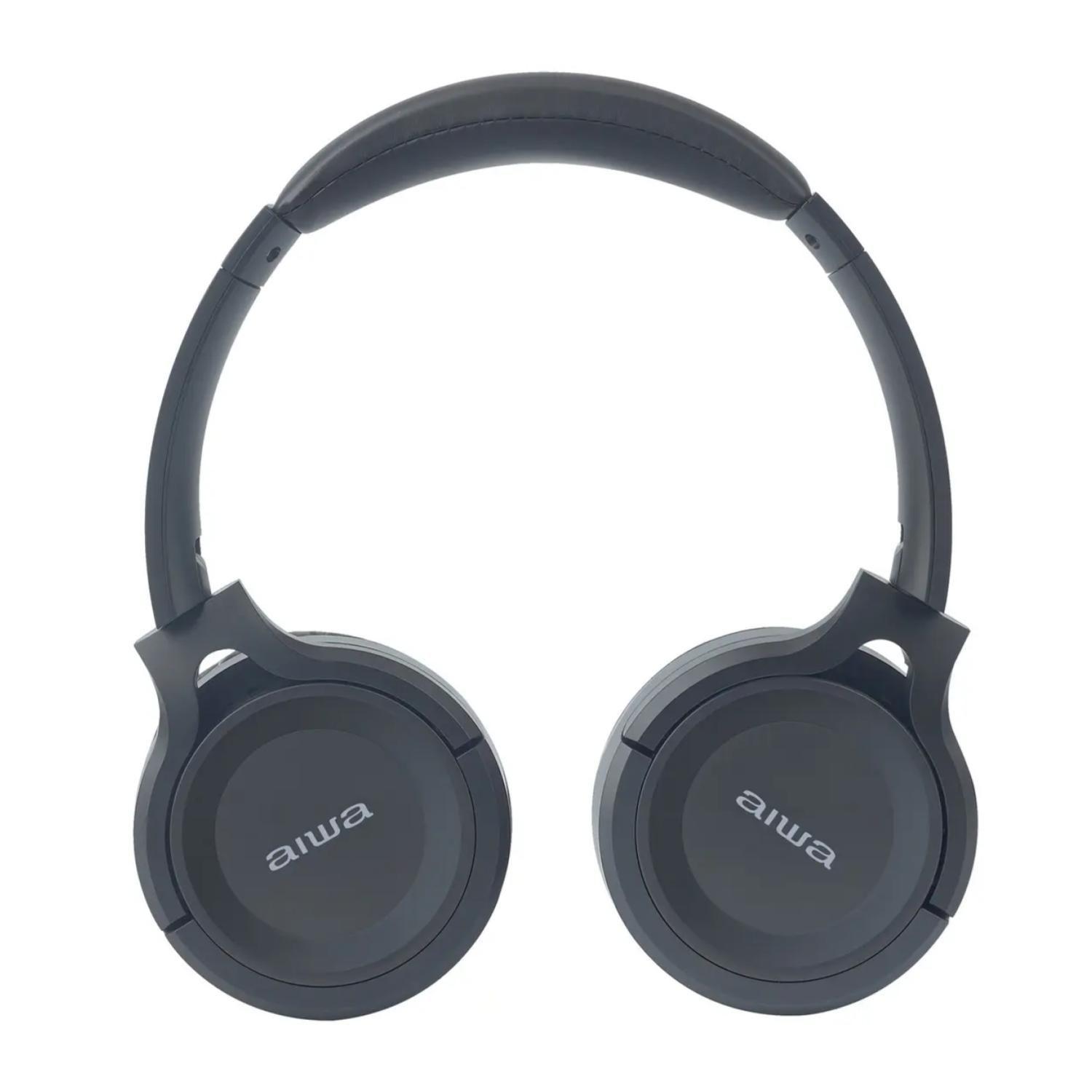 Audifonos Bluetooth OnEar Plegables Negro AWK17 Aiwa-2