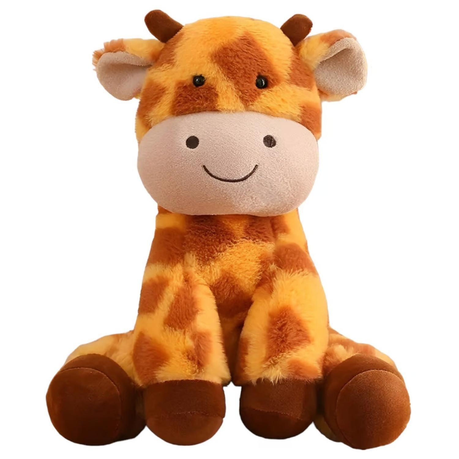 Juguete De Peluche Jirafa Amarilla 35cm Kawaii Infantil-0