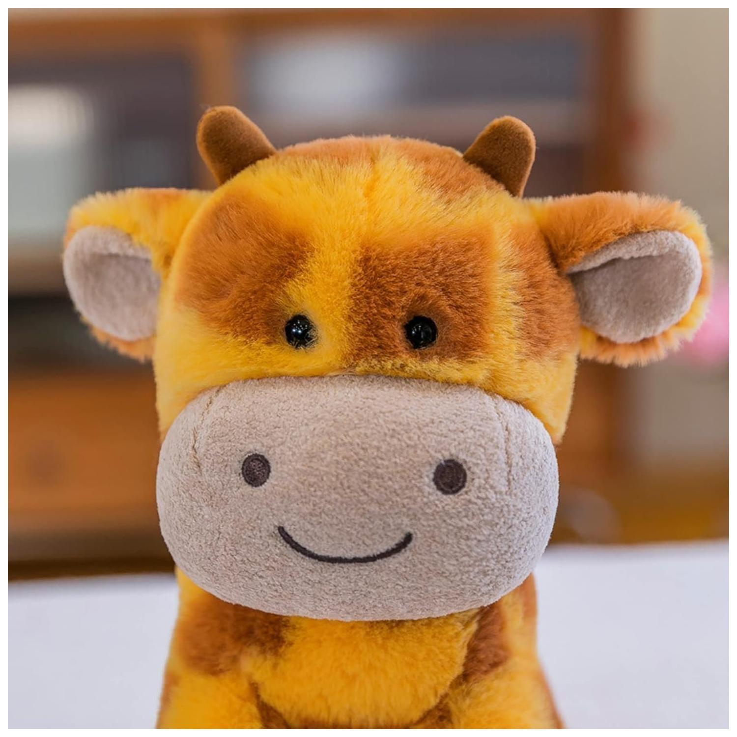 Juguete De Peluche Jirafa Amarilla 35cm Kawaii Infantil-4