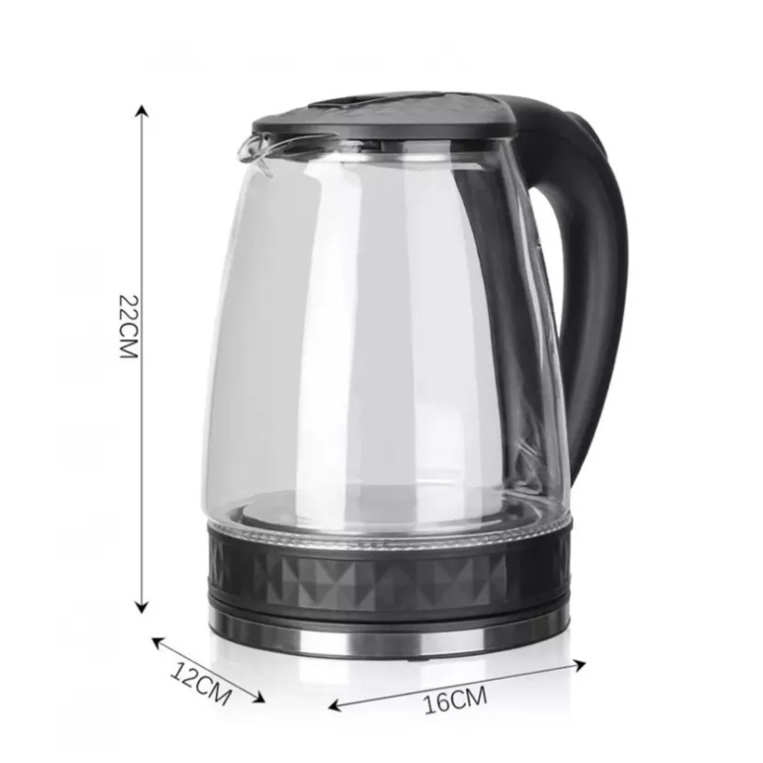 Hervidor Electrico 2000W Vidrio Transparente 2000ml R7865-3