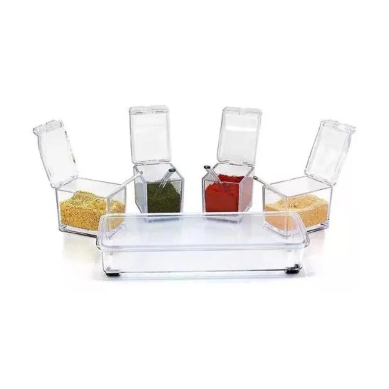 Caja Organizadora De Condimentos 4 Piezas Para Cocina-1