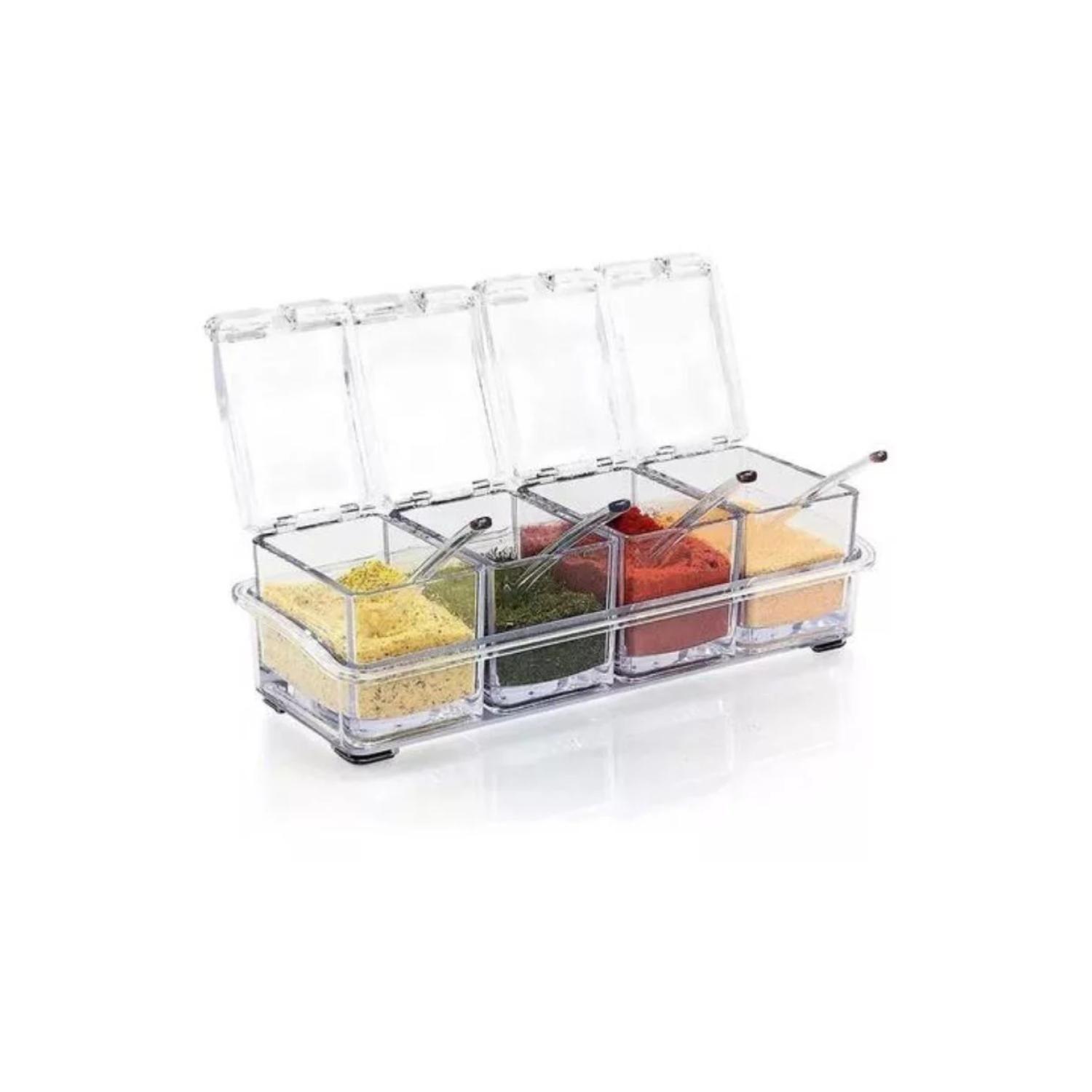 Caja Organizadora De Condimentos 4 Piezas Para Cocina-2