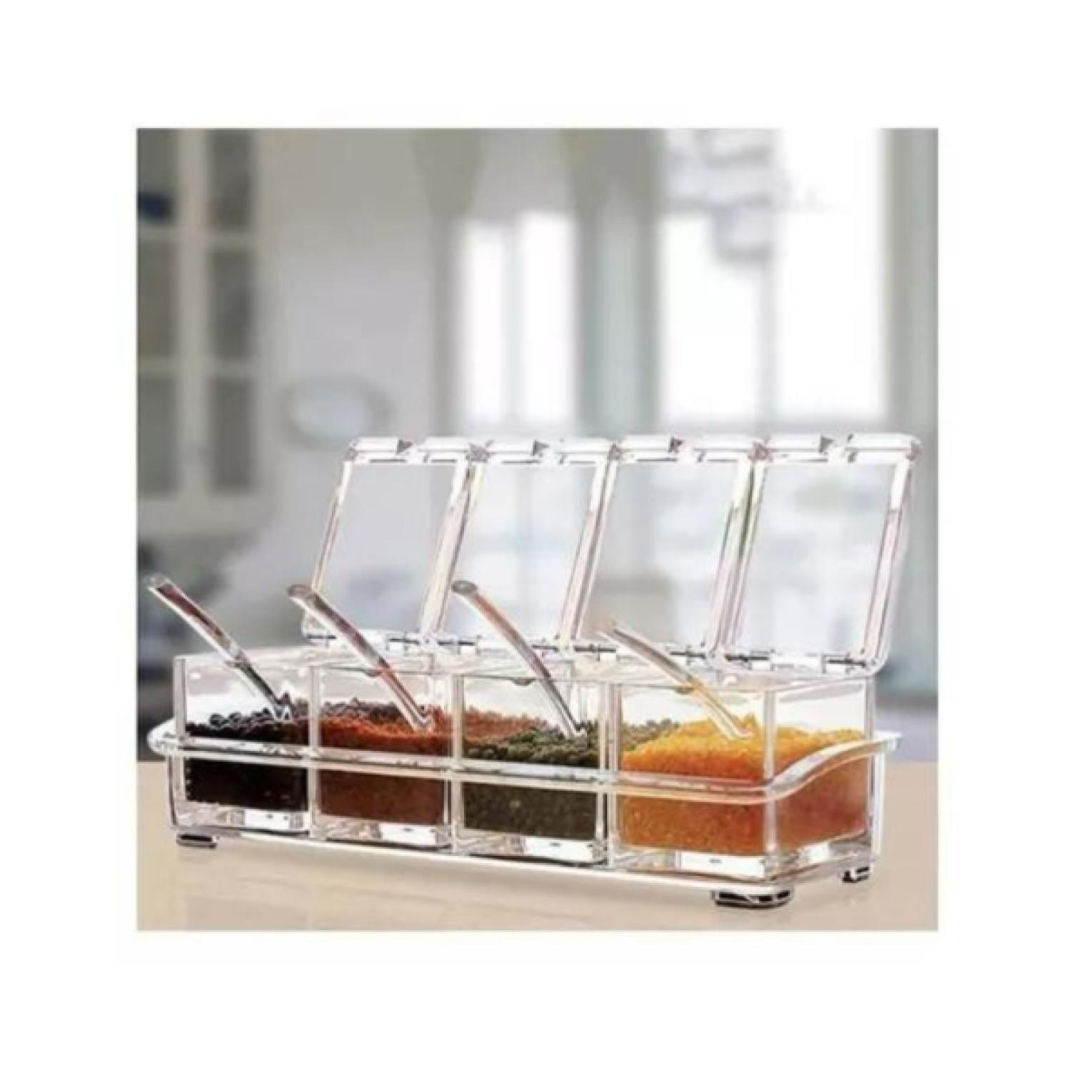 Caja Organizadora De Condimentos 4 Piezas Para Cocina-3
