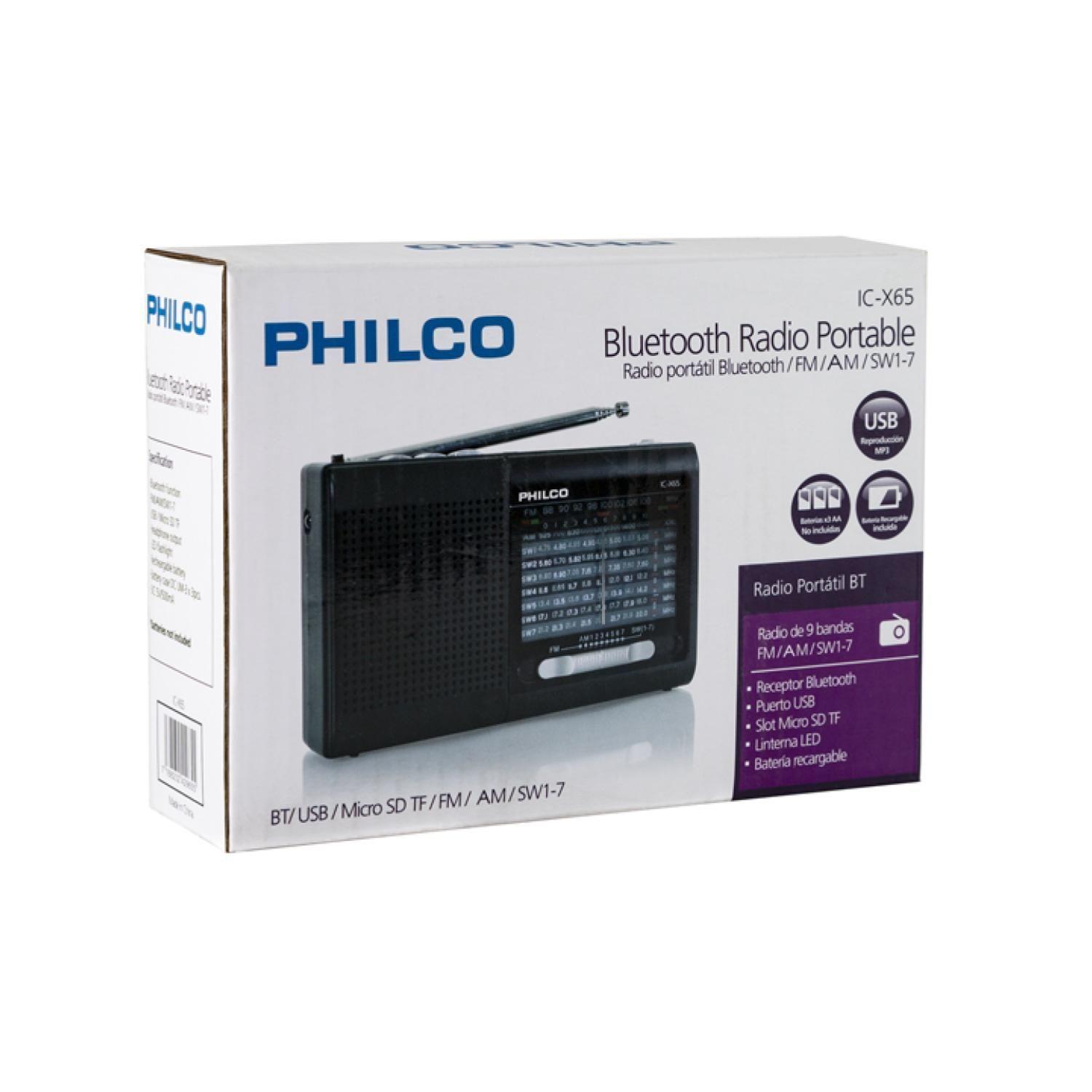 Radio Multibanda Con USB Micro Sd Recargable ICX65 -2