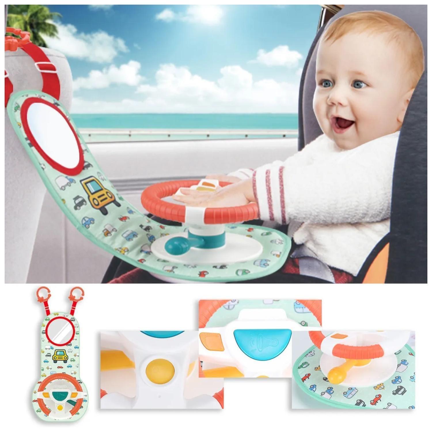Juguete Simulador De Auto Con Volante Infantil-4