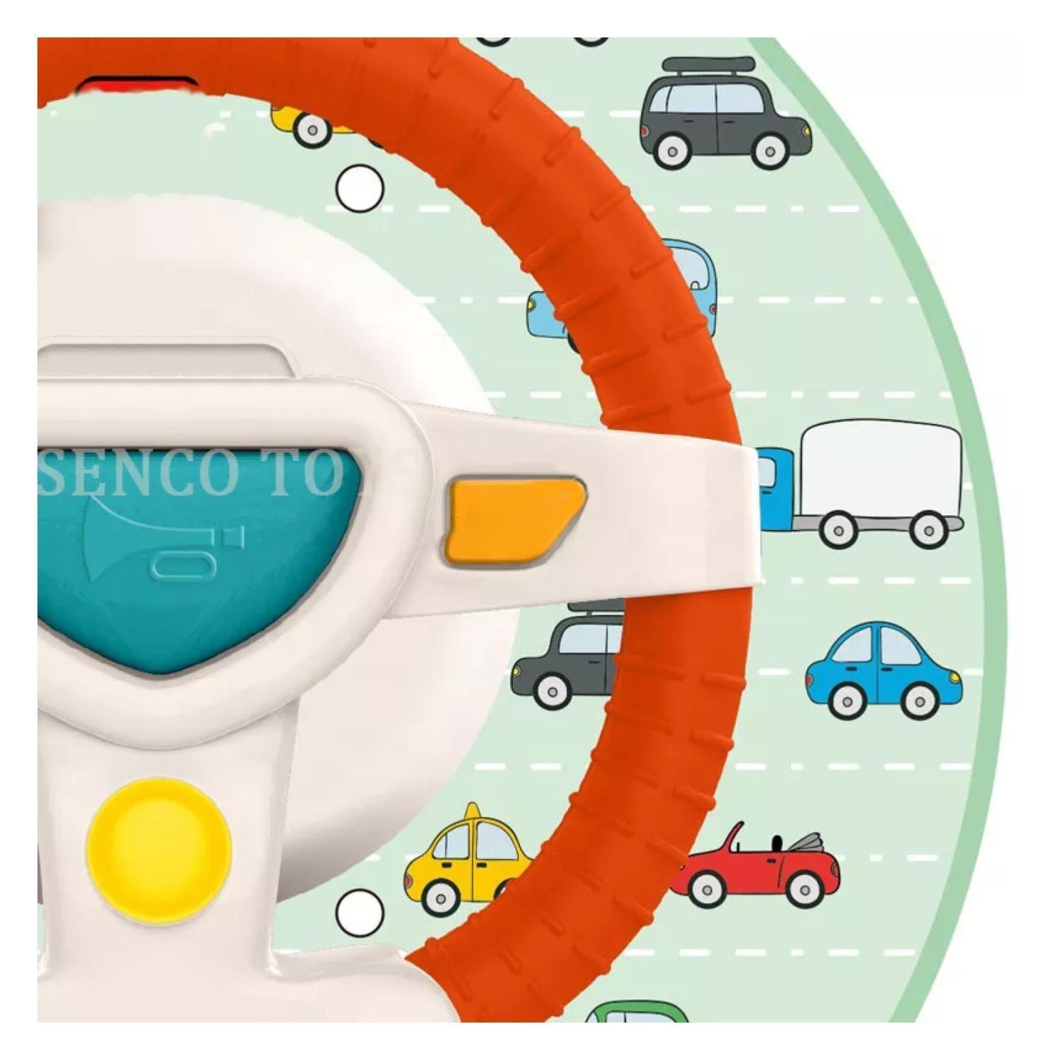 Juguete Simulador De Auto Con Volante Infantil-5