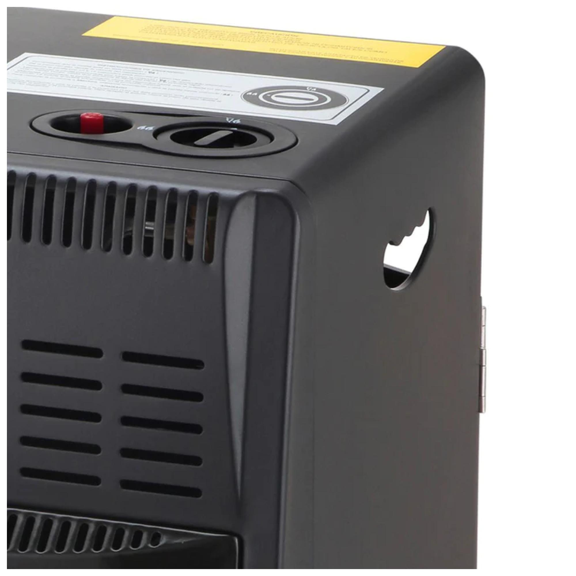 Estufa Infrarroja A Gas Calefaccion 5 Kilos Negro KG-5-3