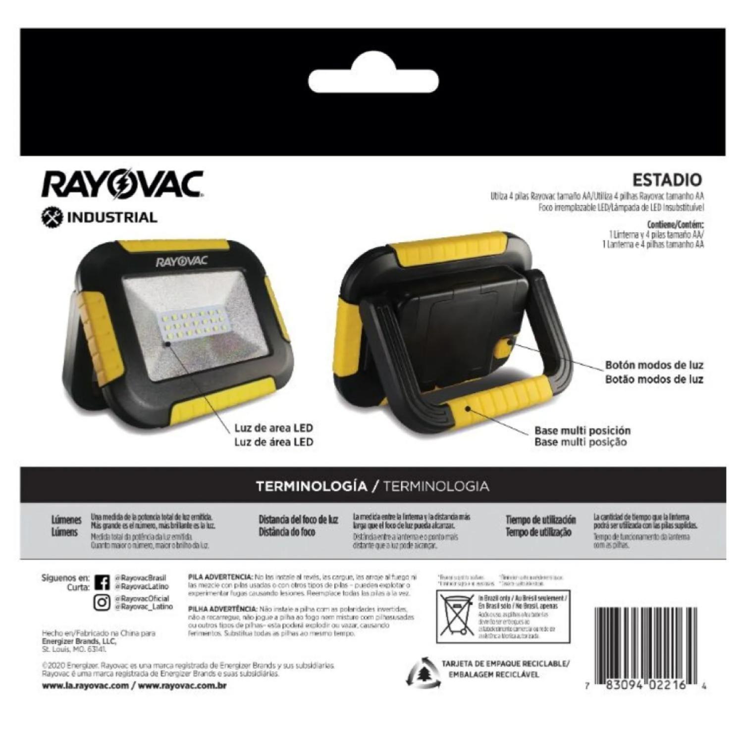 Linterna Estadio 750 Lumenes 21 LEDS Luz Fria Rayovac-2