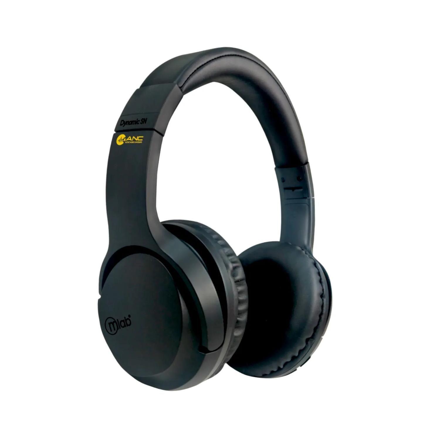 Audifonos Bluetooth OverEar Negro Dynamic Stop Noise Mlab-2