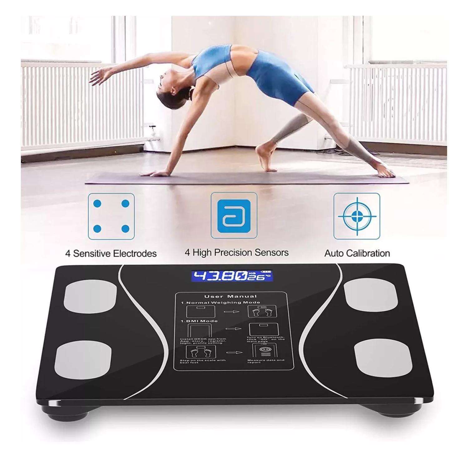 Peso Balanza Digital De Baño Smart App Bluetooth 180Kg-2
