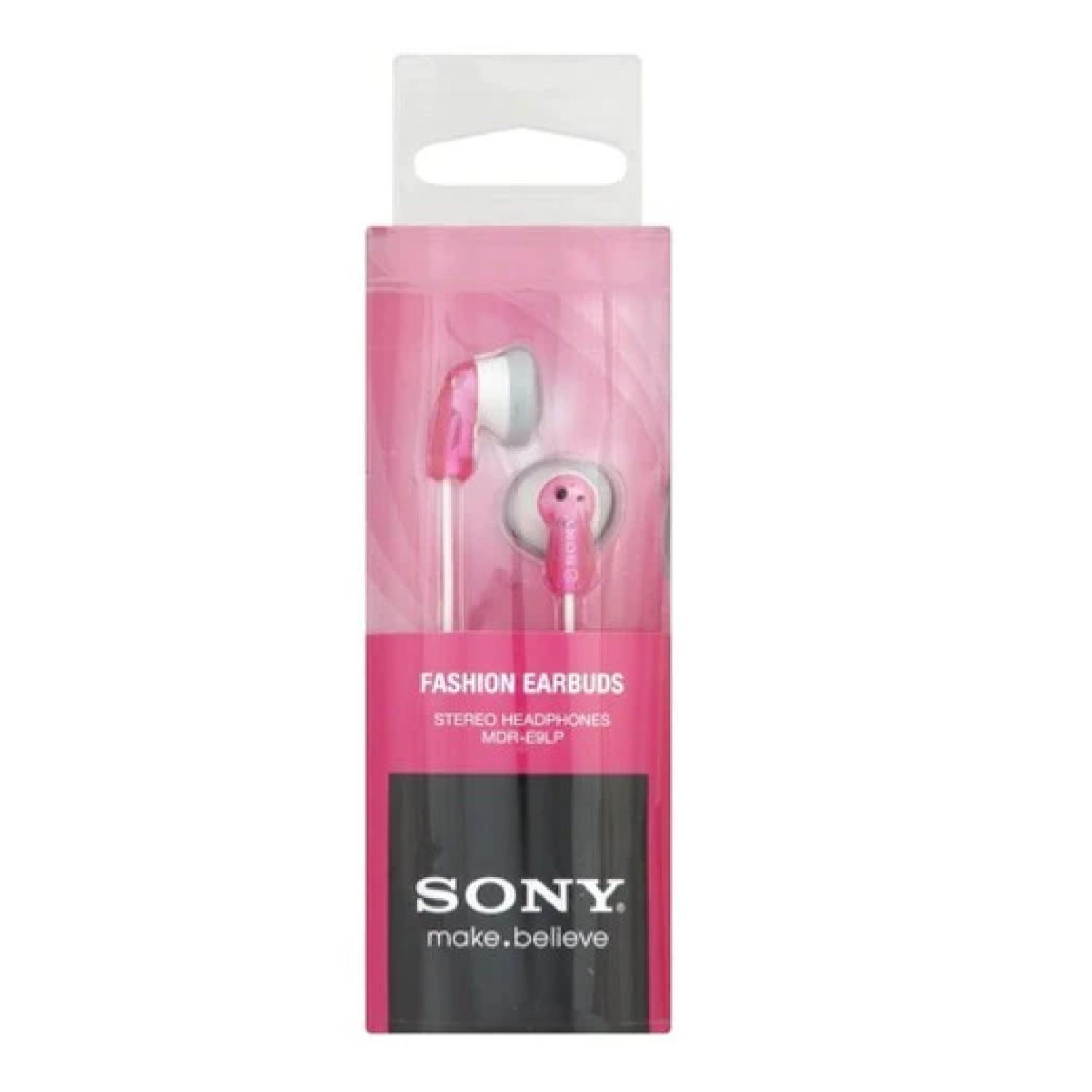 Audifonos De Tapon Jack 3.5mm Rosado MDR-E9LP-2