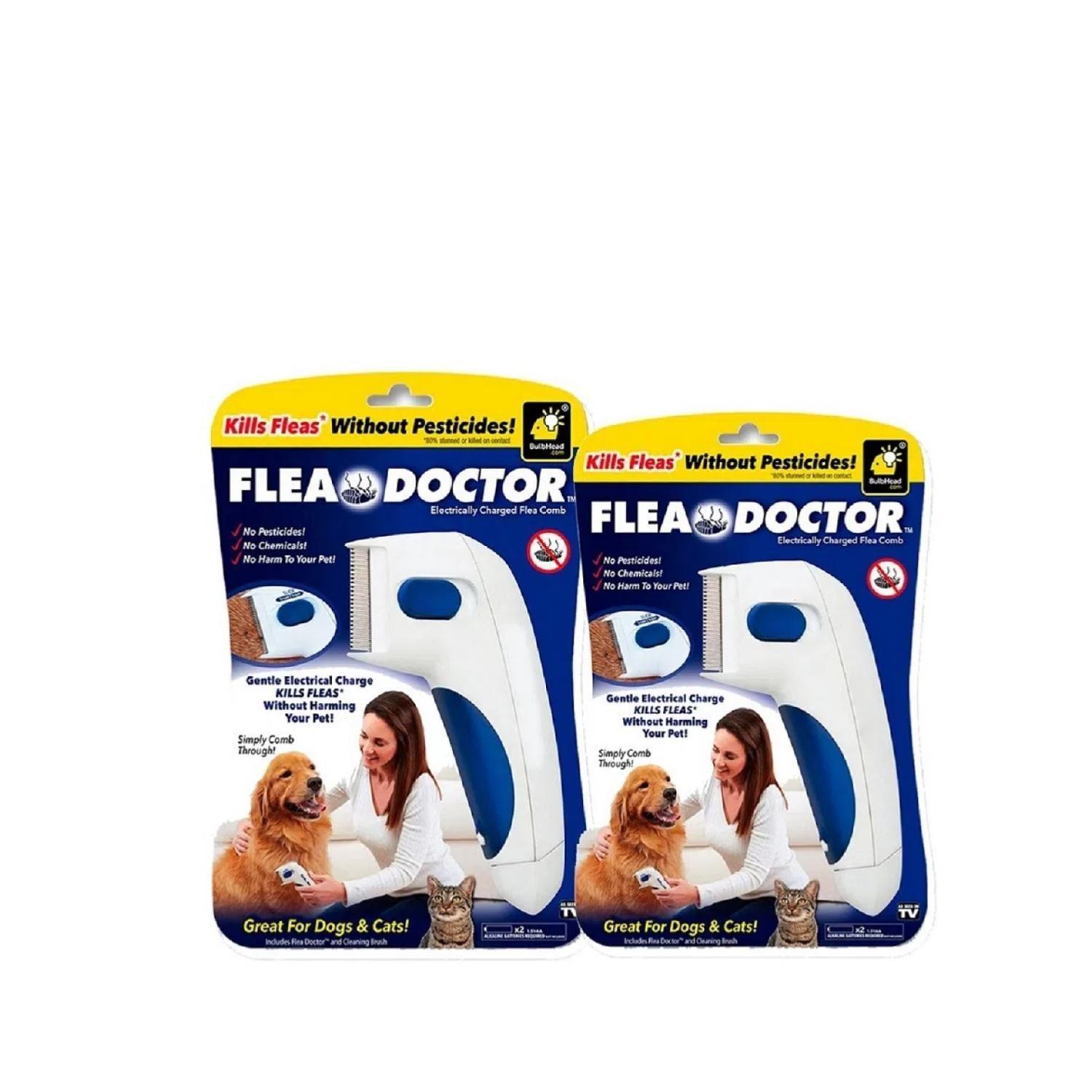 Cepillo Peine Electrico Mata Pulgas Y Garrapatas Para Mascotas-2