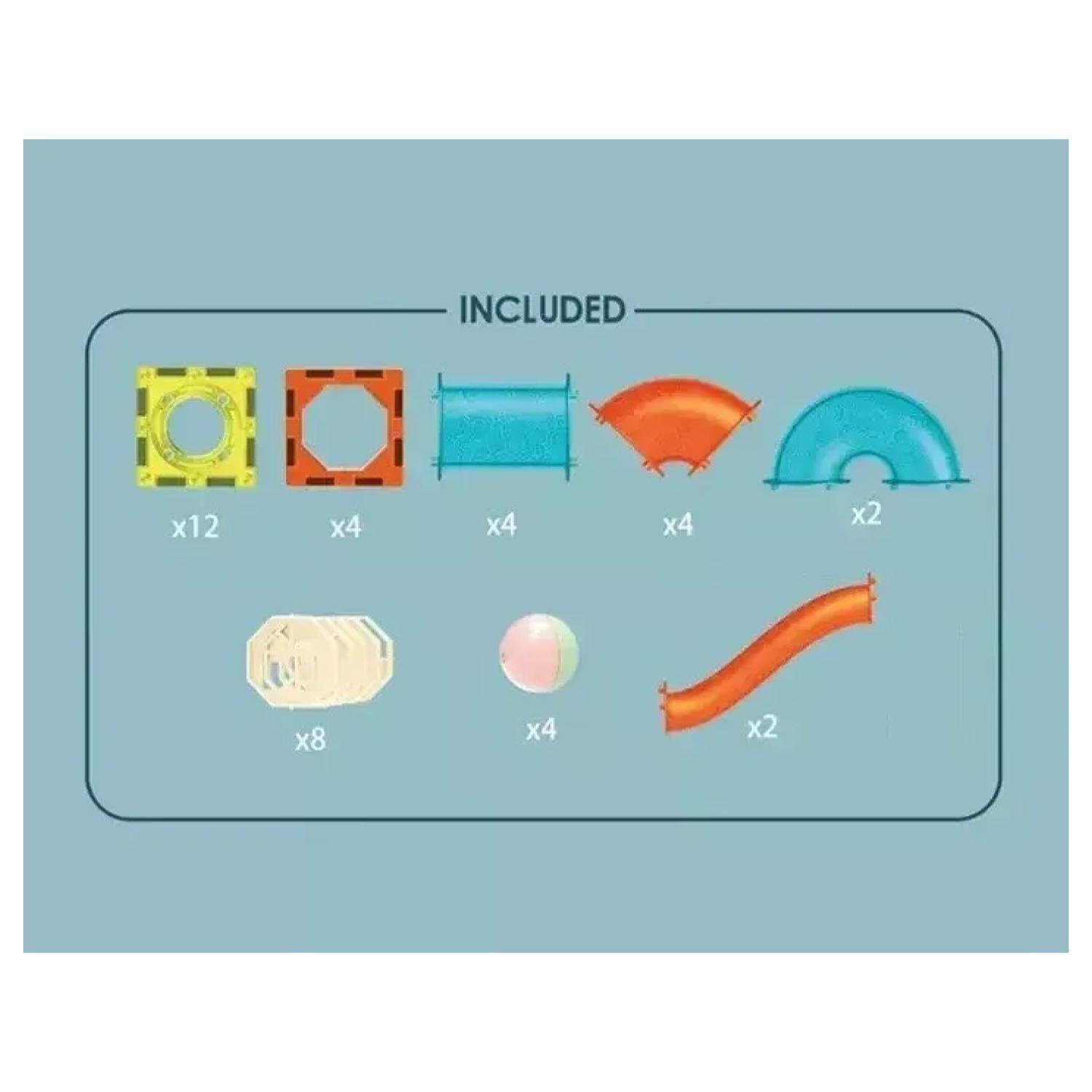 Juguete Bloques Magneticos 40 Piezas Armables Infantil-4