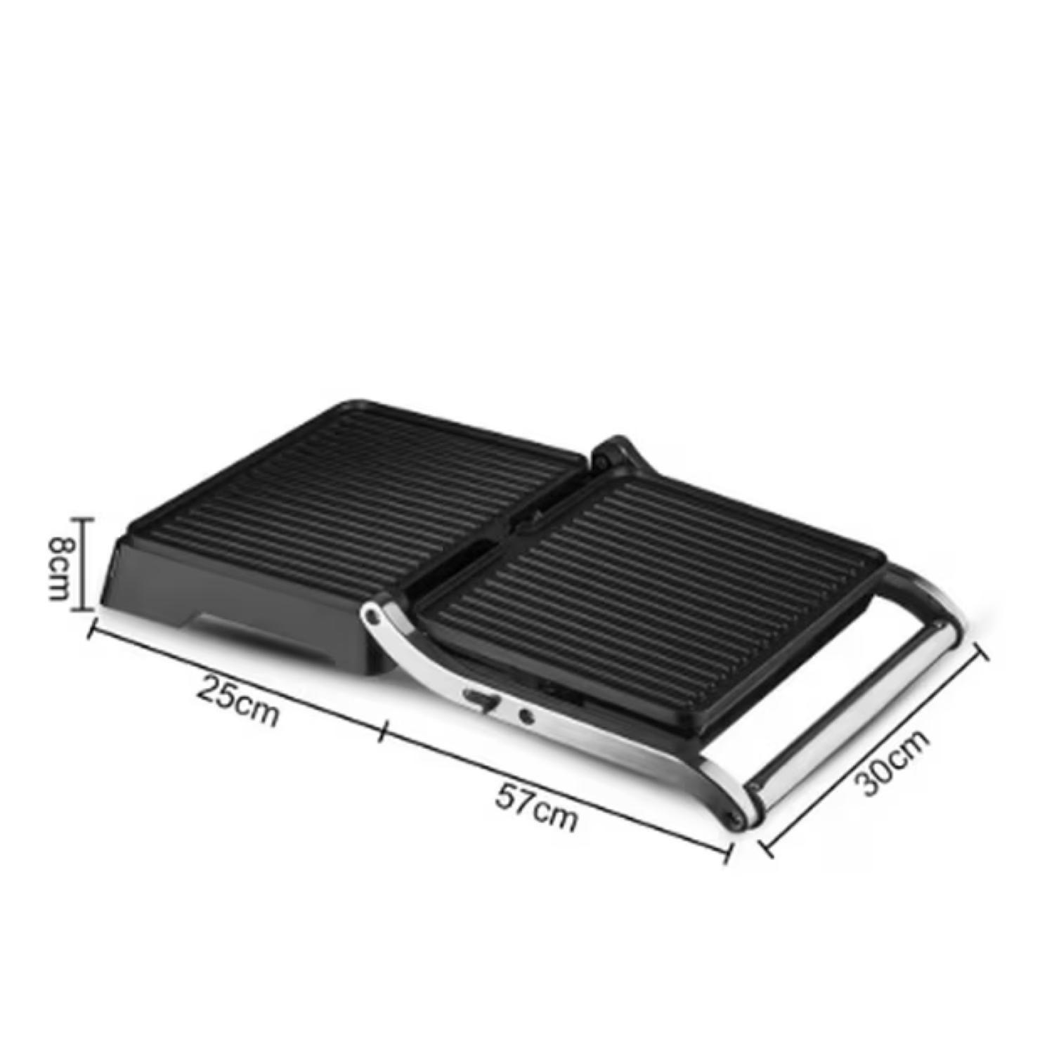 Panini Parrilla Barbacoa 2000W Antiadherente R542-2