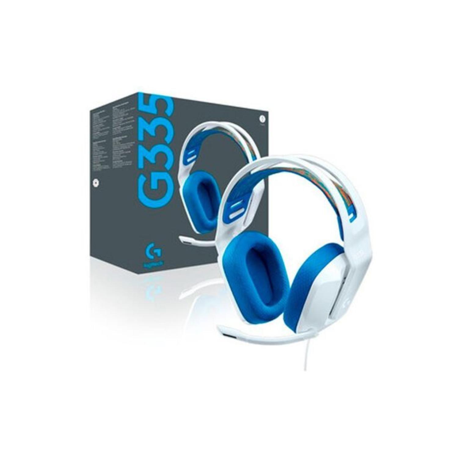 Audifono Gamer Jack 3.5 PC PS5 PS4 Xbox Blanco G335 -2