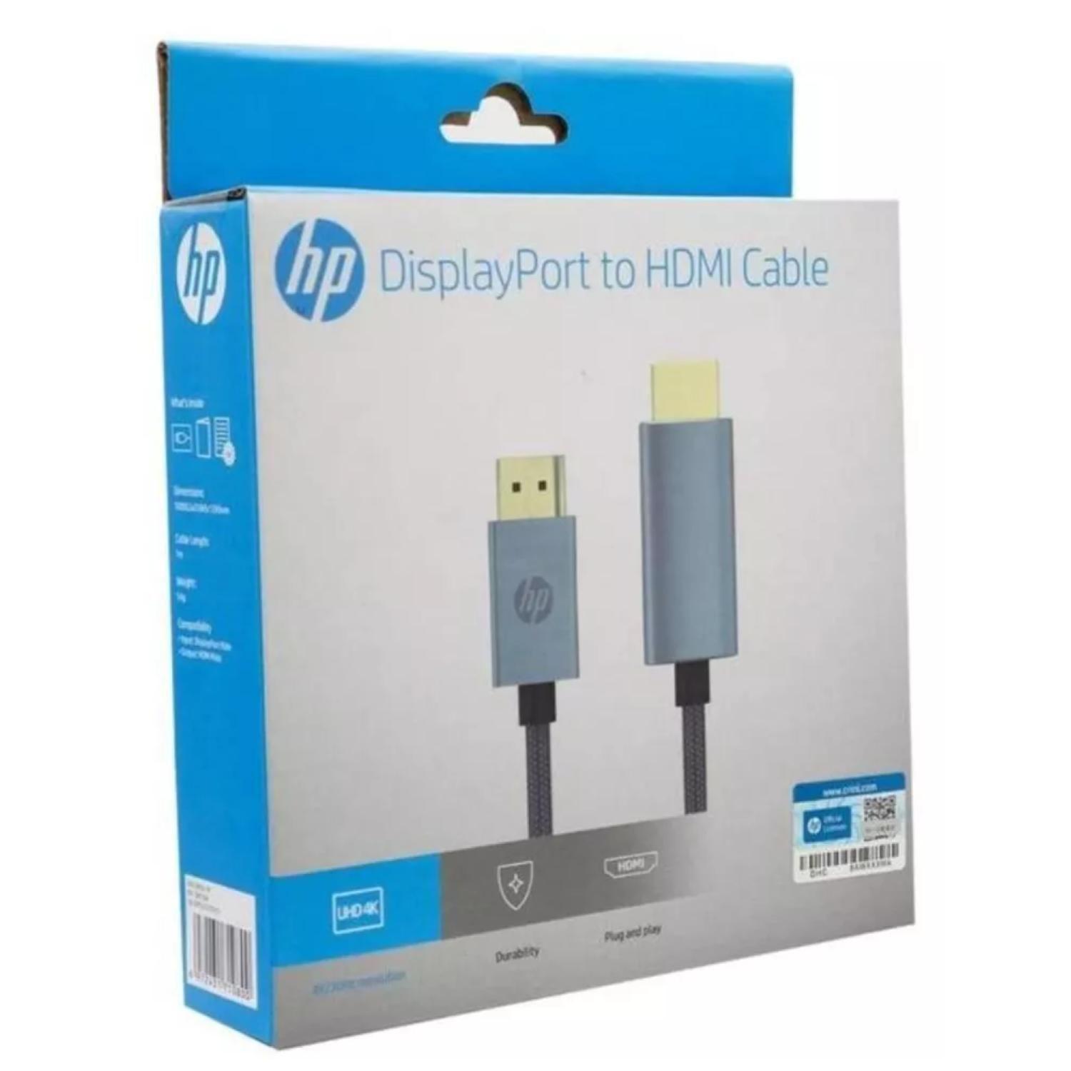 Cable Display Port A HDMI 4K Chapado DHC-DP03-01M-4