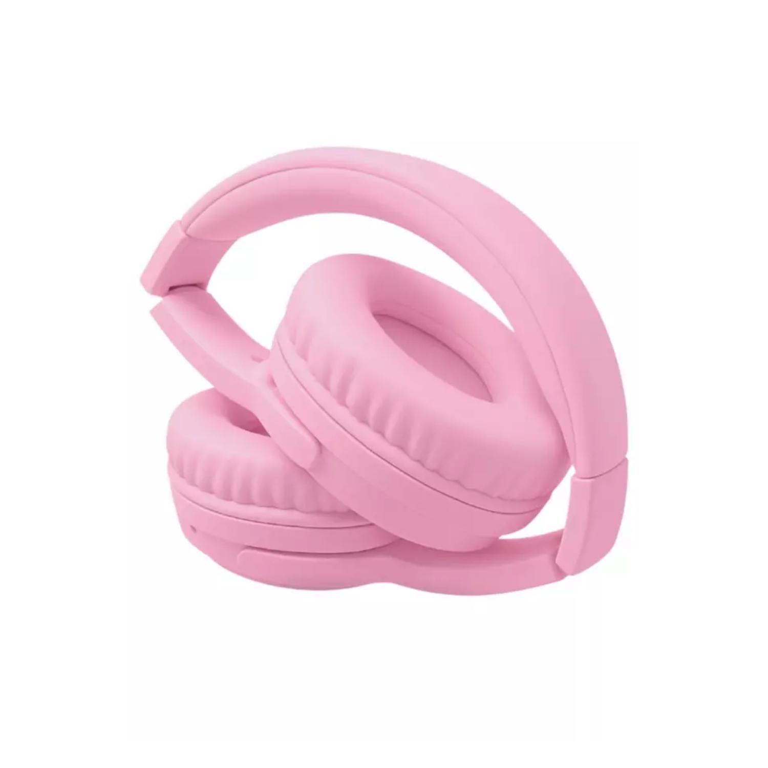Audifonos Bluetooth OverEar Rosado Dynamic Stop Noise Mlab-1