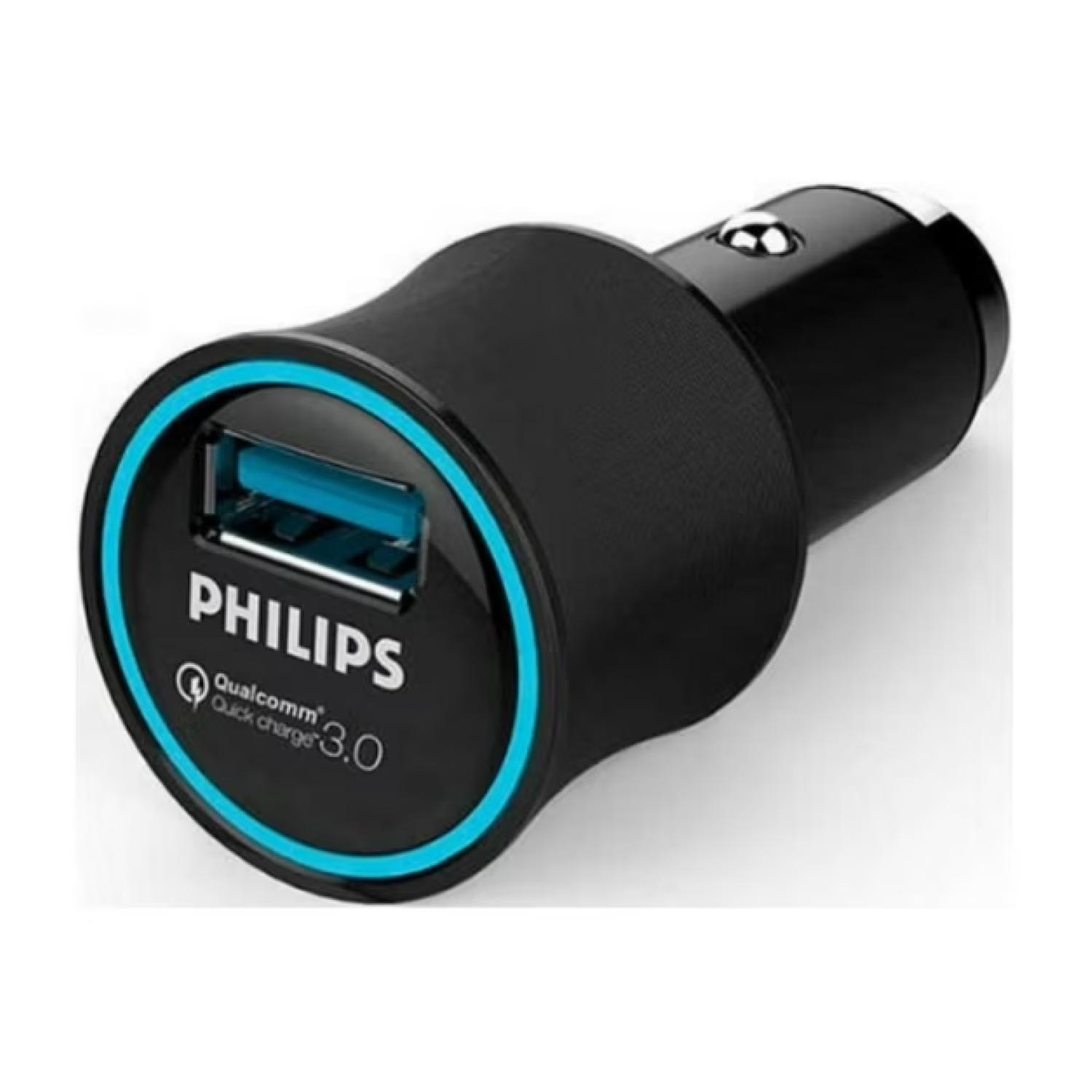 Cargador Para Automovil USB 12V 3A Negro DLP2552Q -2