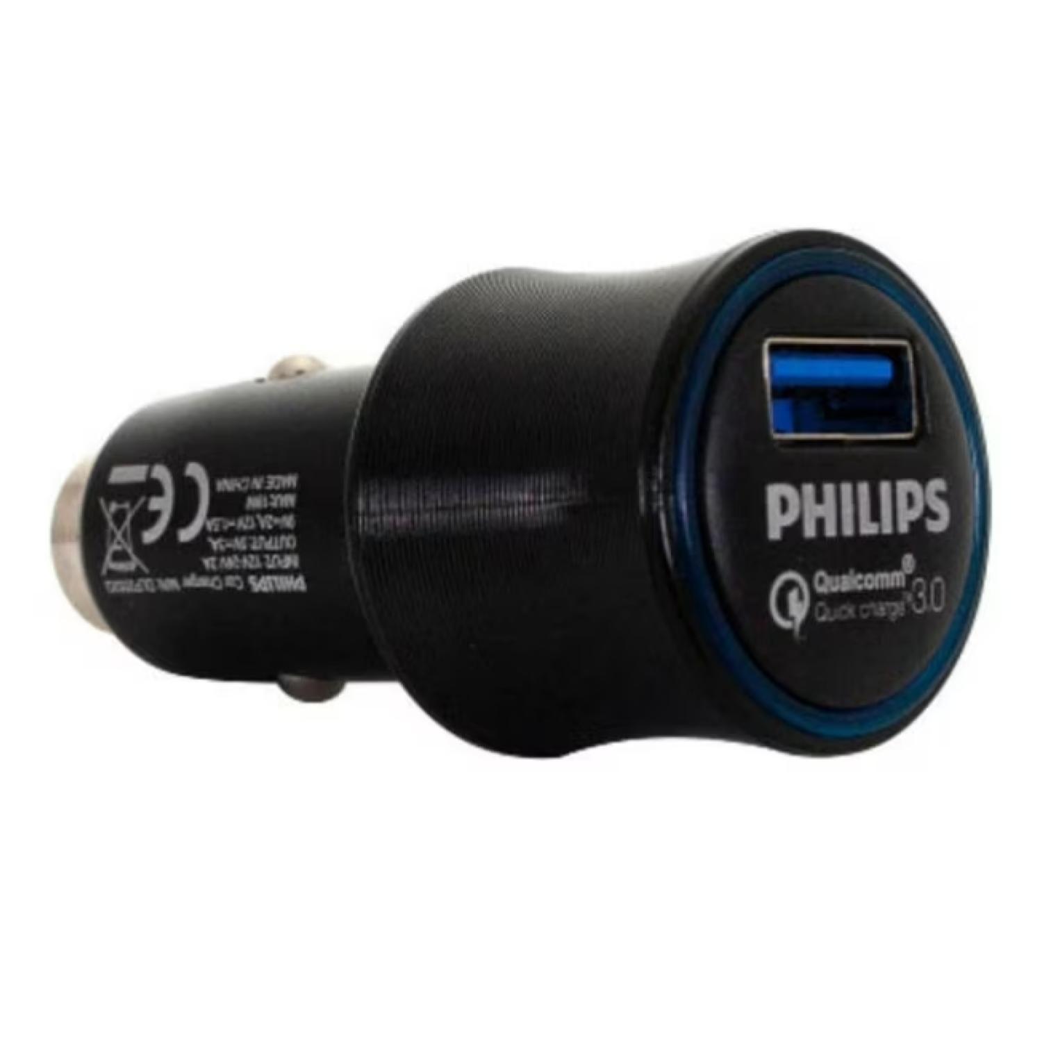 Cargador Para Automovil USB 12V 3A Negro DLP2552Q -3