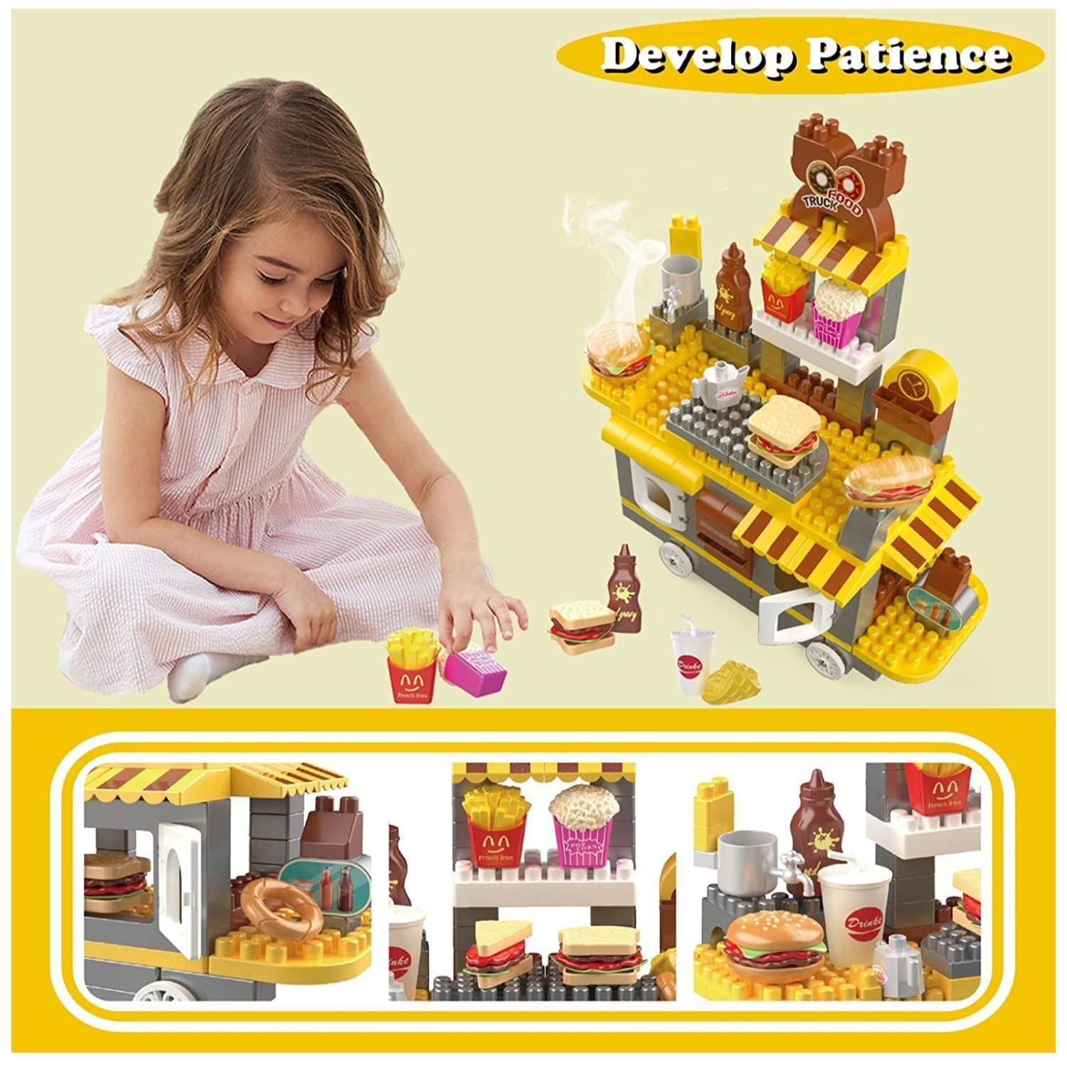 Juguete Cocina De Bloques Construccion 117 Piezas Accesorios-4