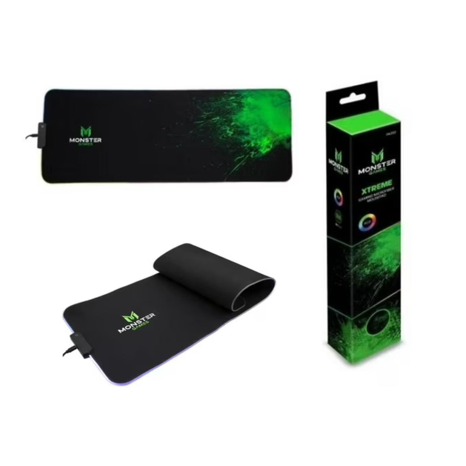 MousePad Gamer USB RGB XL 80x30cm Xtreme -3