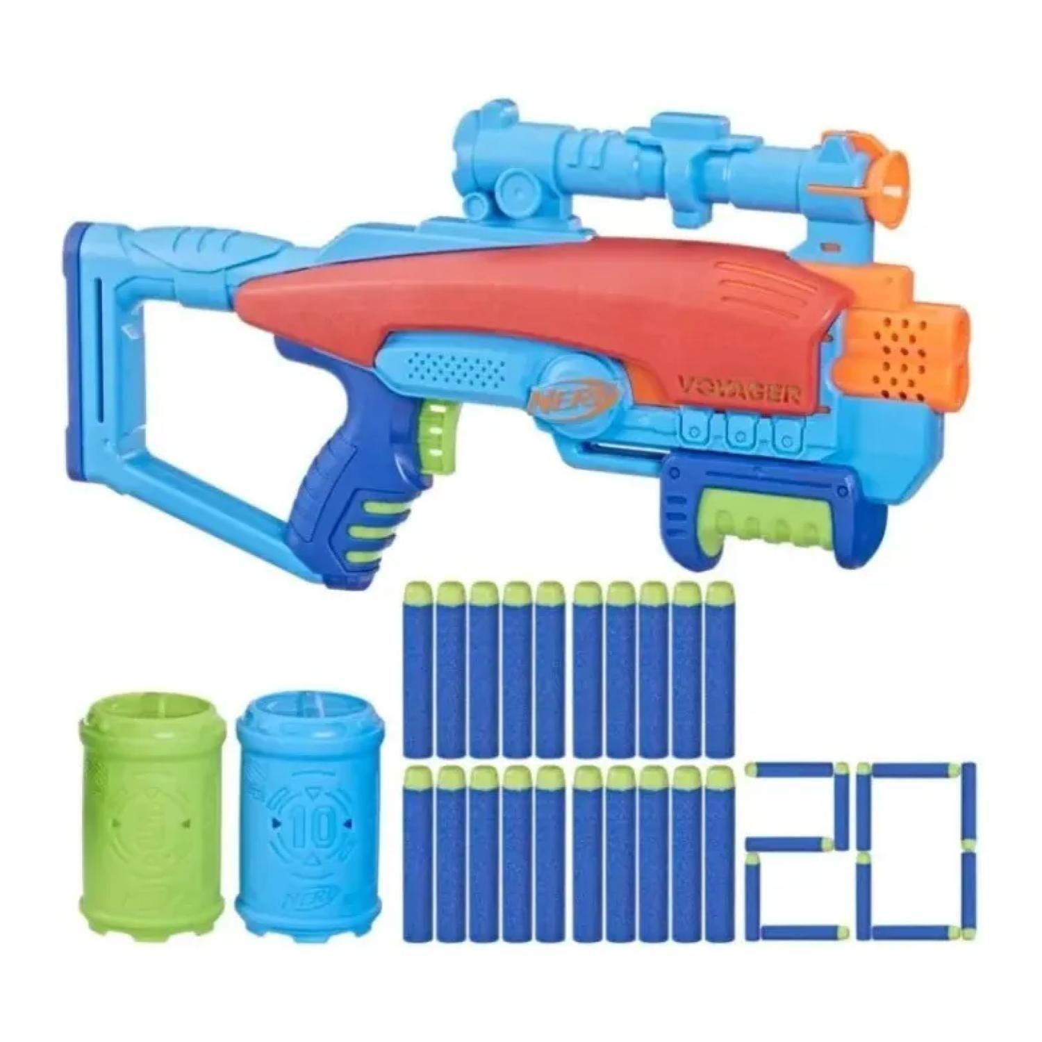 Juguete Lanzador De Dardos Nerf Jr Con 20 Dardos Infantil-2