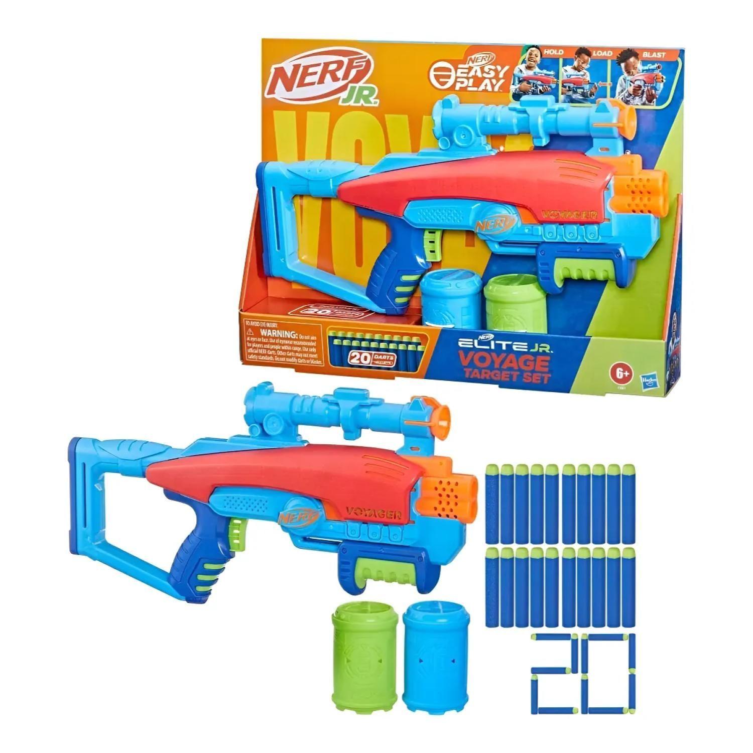 Juguete Lanzador De Dardos Nerf Jr Con 20 Dardos Infantil-3
