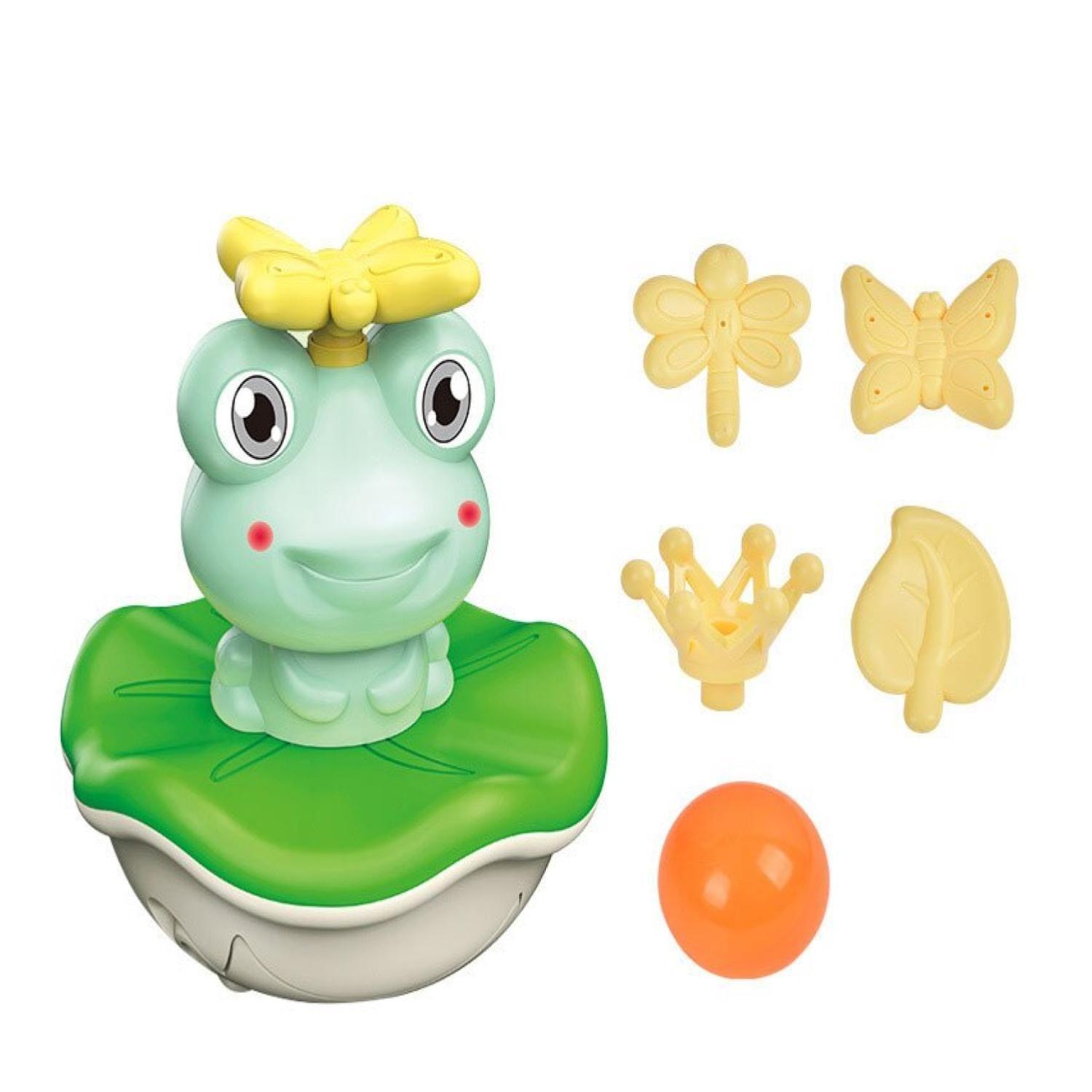 Juguete Para Tina Rana Lanza Agua Flotante Para Bebes-2