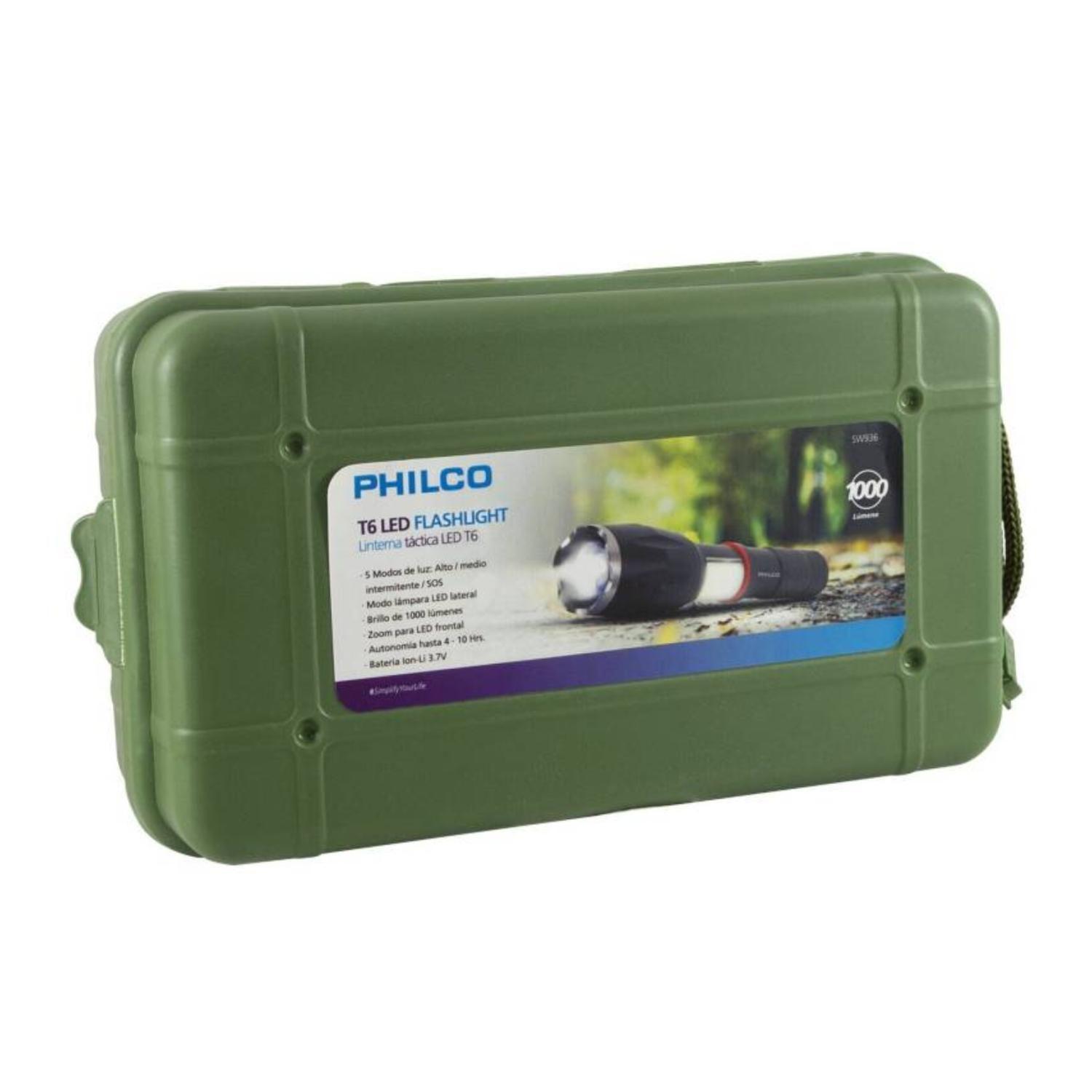 Linterna LED Tipo Cree 2 Luces 1000L W936 -2
