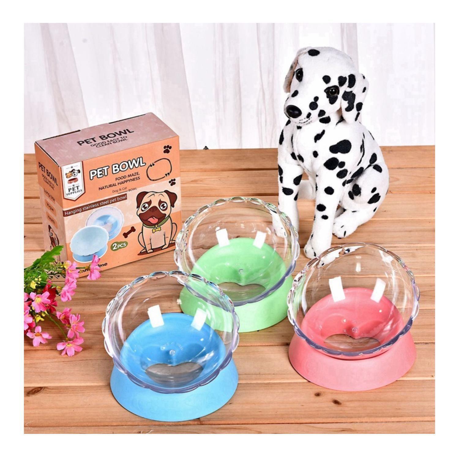 Plato De Alimento Antideslizante Con Bowl Perros Mascotas-4