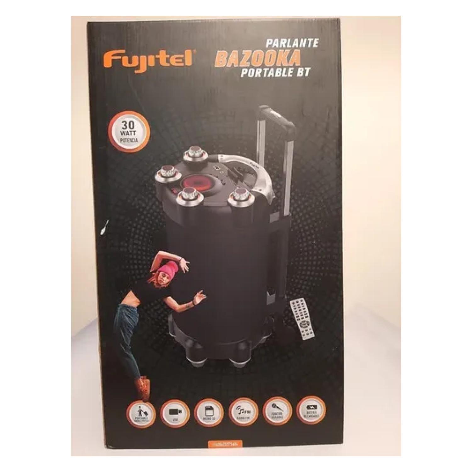 Parlante Bazooka Portatil BT USB 30W Control Remoto Fujitel-1