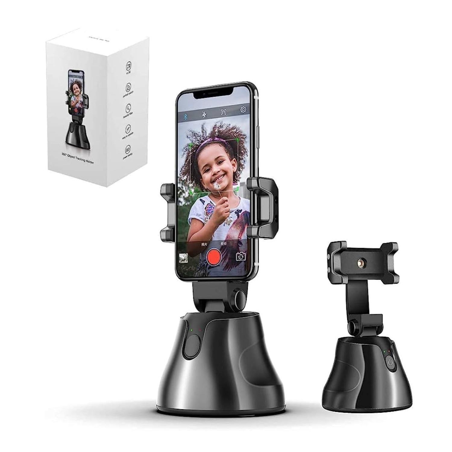 Soporte Para Telefono Seguimiento Automatico 360° De Giro-3