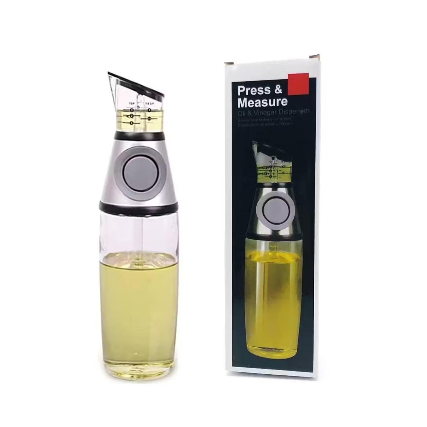 Botella De Vidrio Dispensadora De Aceite O Vinagre 500ml-4
