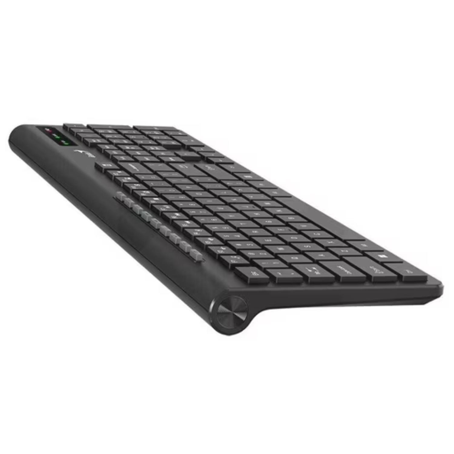 Teclado Inalambrico USB Ergonomico Multimedia SlimStar 7230-1