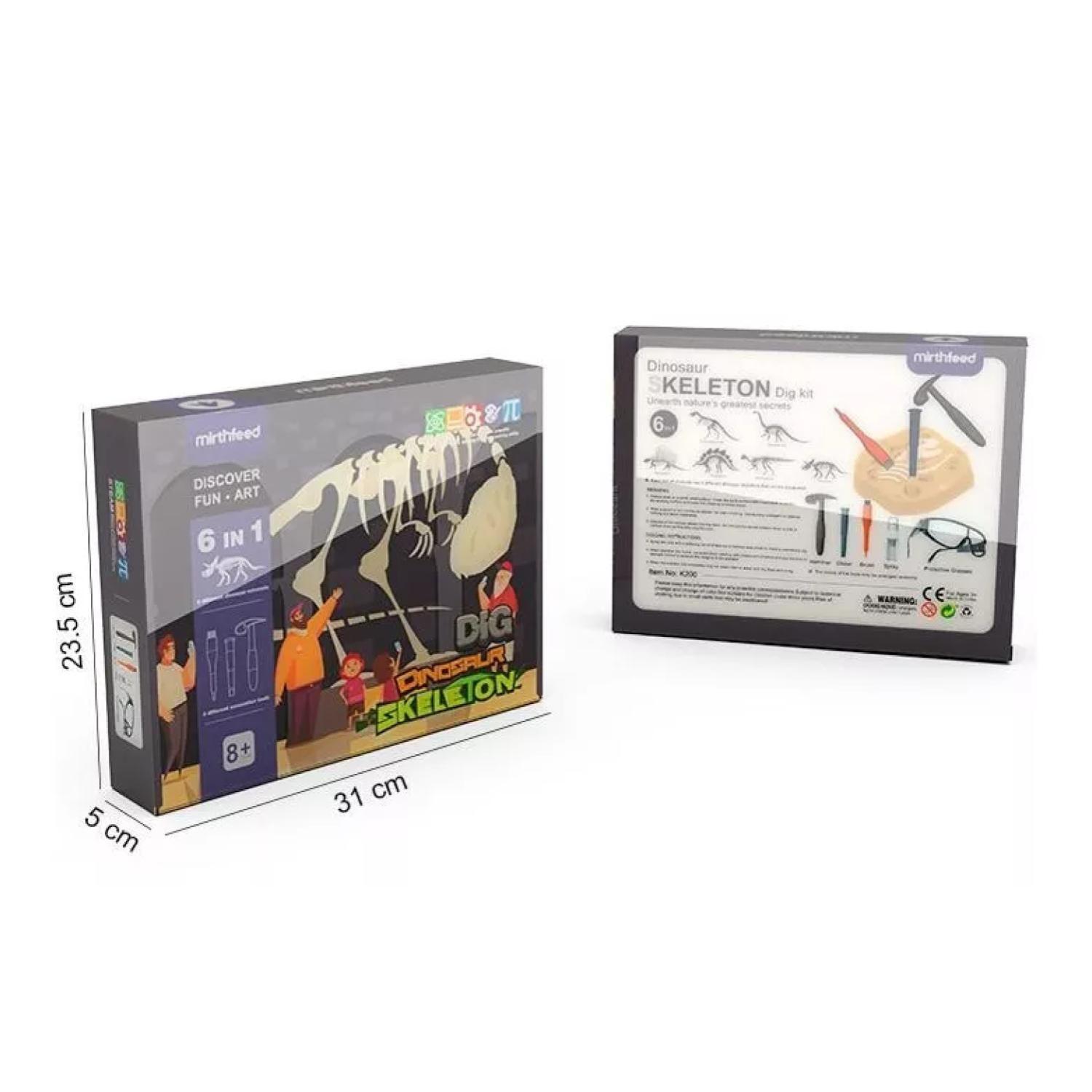 Juguete Set De Excavacion Fosiles Dinosarios Con Accesorios-4