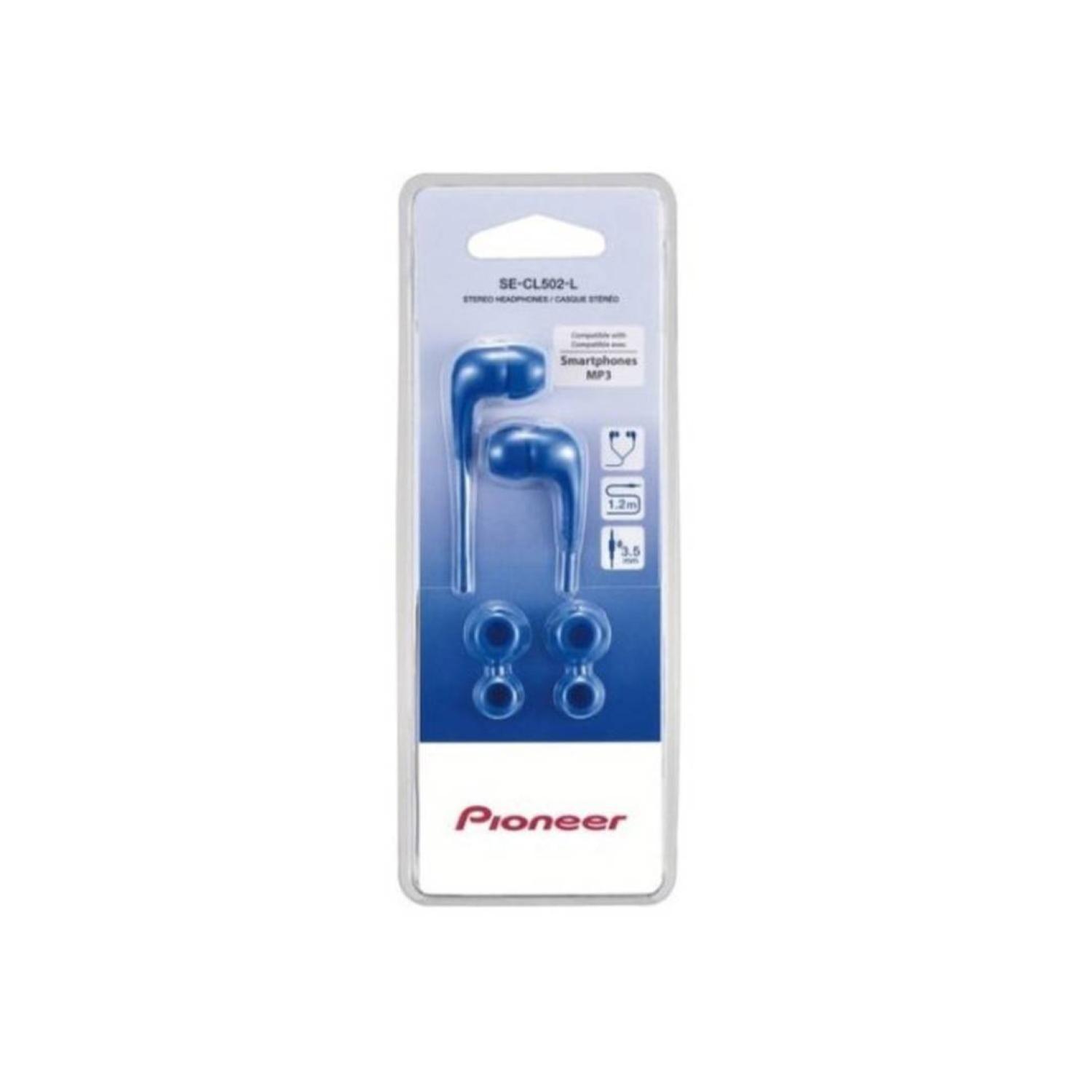 Audifonos In Ear Jack 3.5mm 1.2m Azul SE-CL502-2