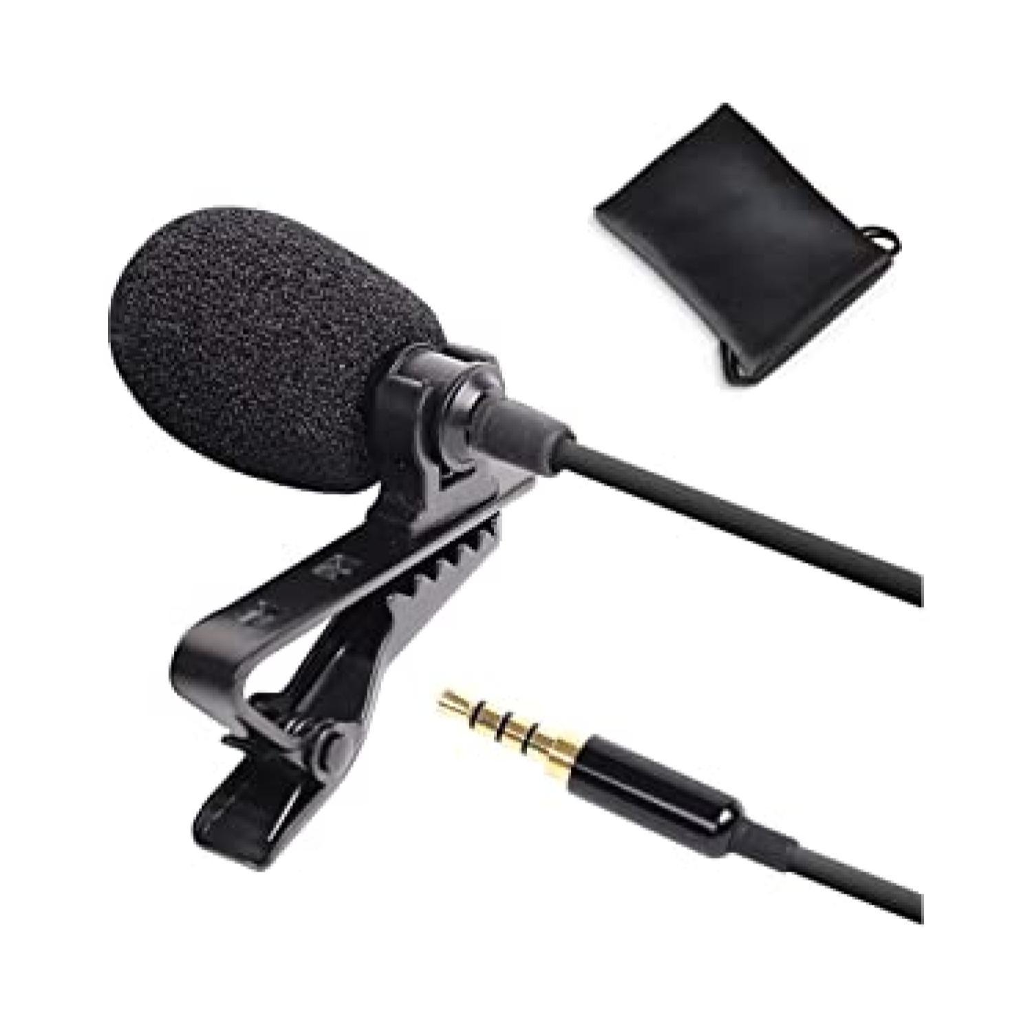 Microfono Condensador Solapa PC Telefono Celular Lavalier -2