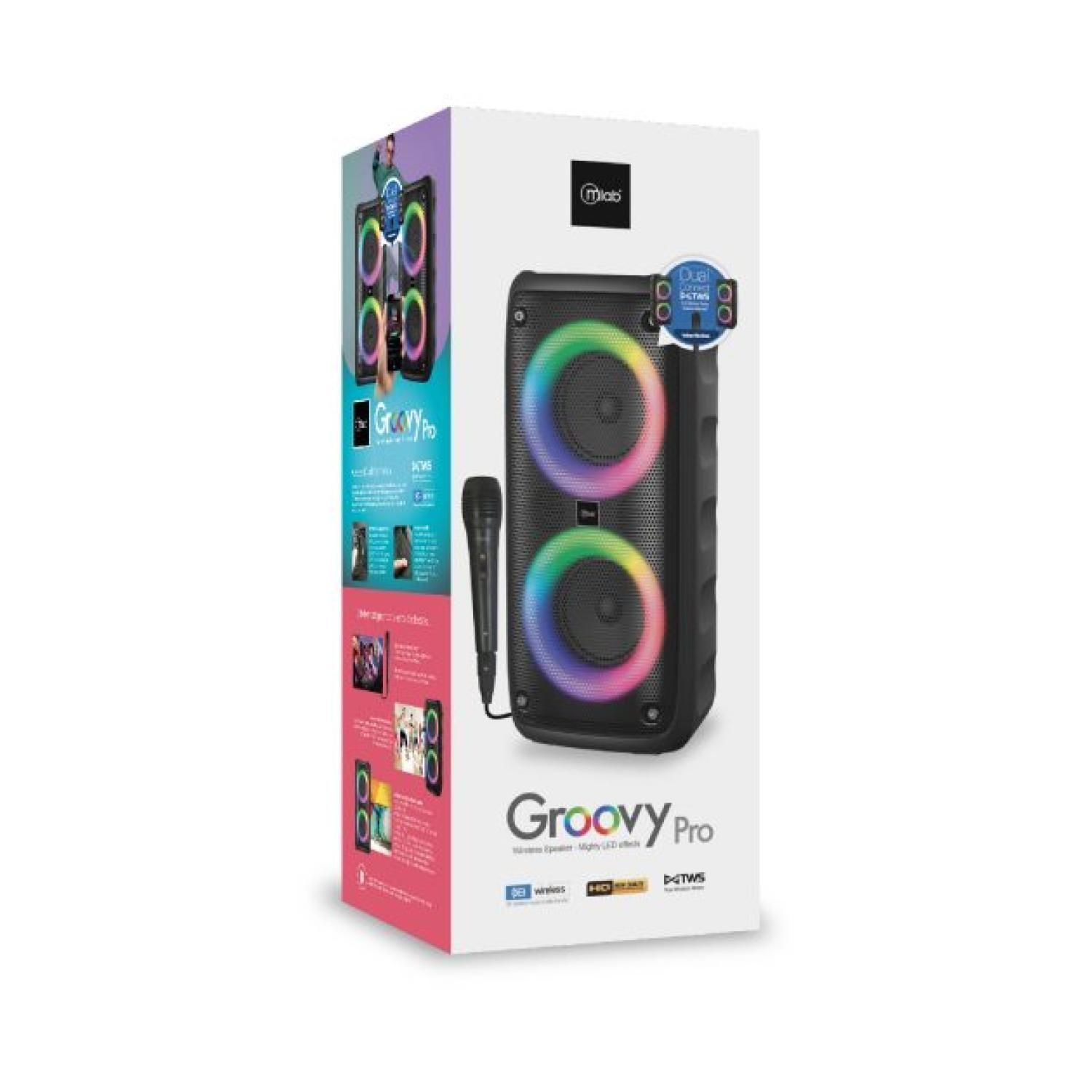 Parlante bluetooth Karaoke 2000W RGB ColorFell Pro 9102 Mlab-3