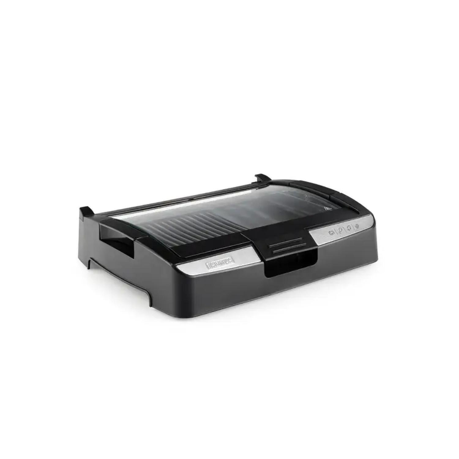 Parrilla Electrica Tapa De Vidrio 1800W 225°C TH-224-2