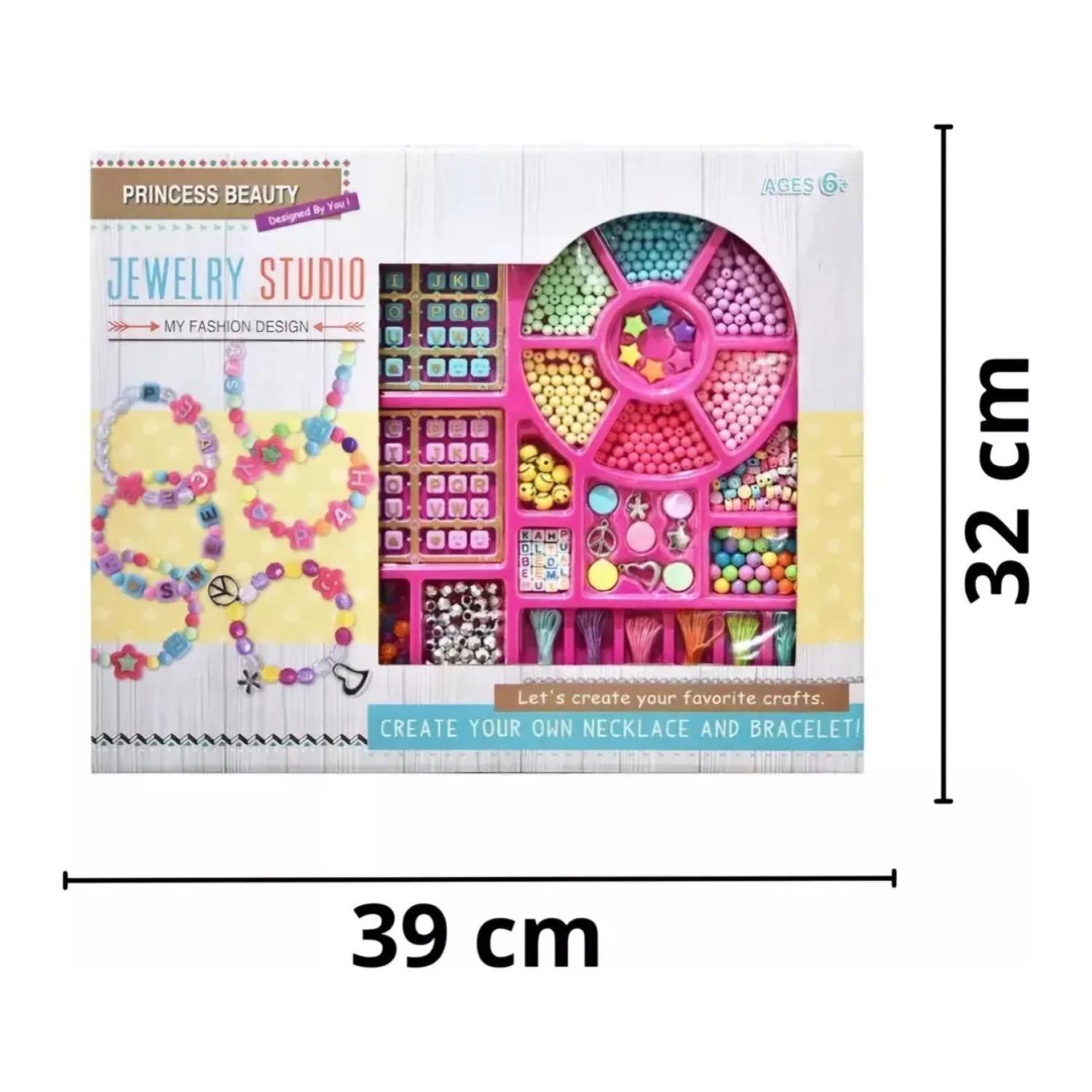 Juguete Set De Mostacillas Para Hacer Pulseras Infantiles-2
