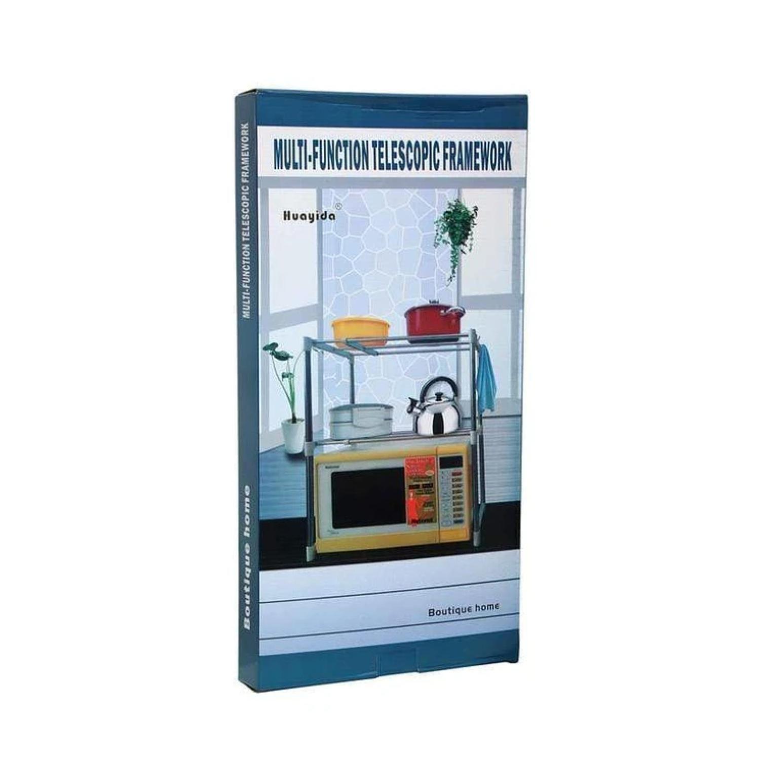 Estante Organizador De Cocinas Microondas 60x80cm Rejilla-5